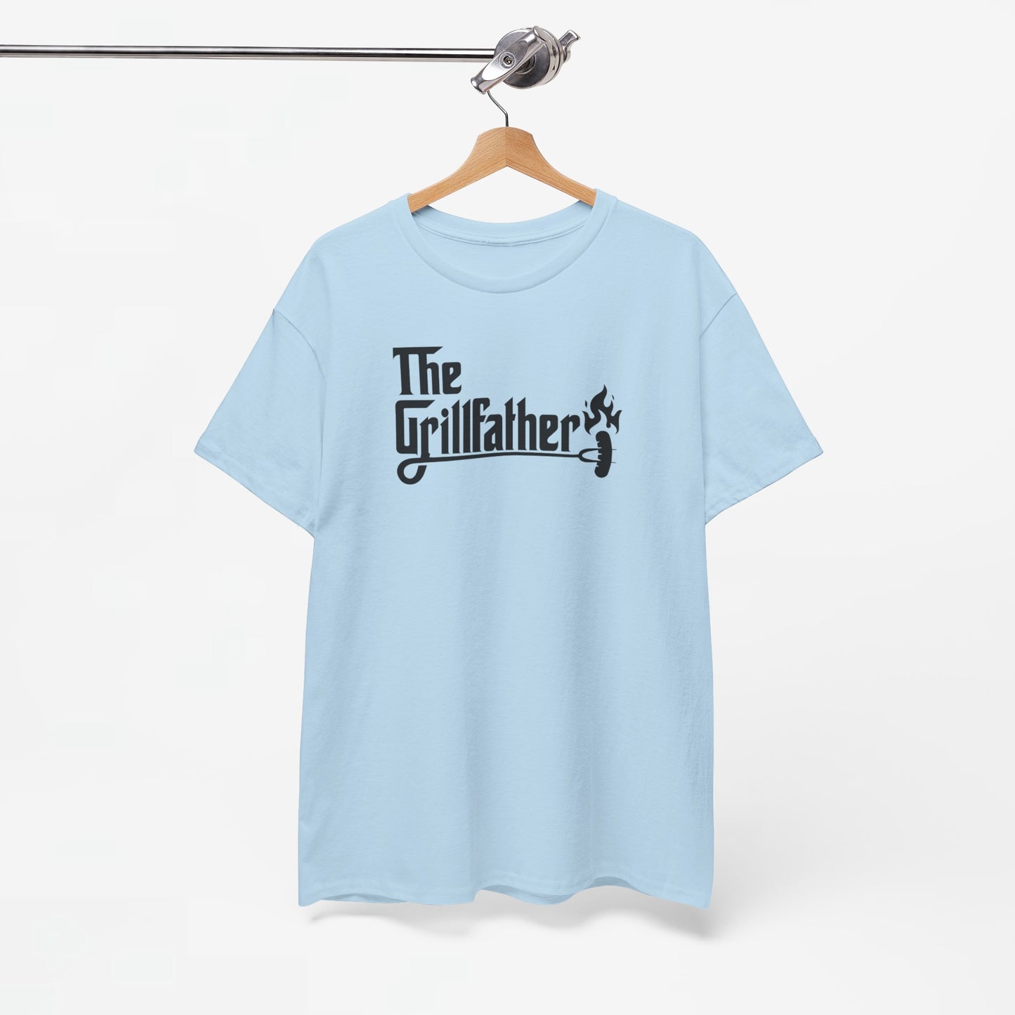 Vaderdag Papa Cadeau - T-shirt - The Grillfather (zwarte tekst) Oversized #2