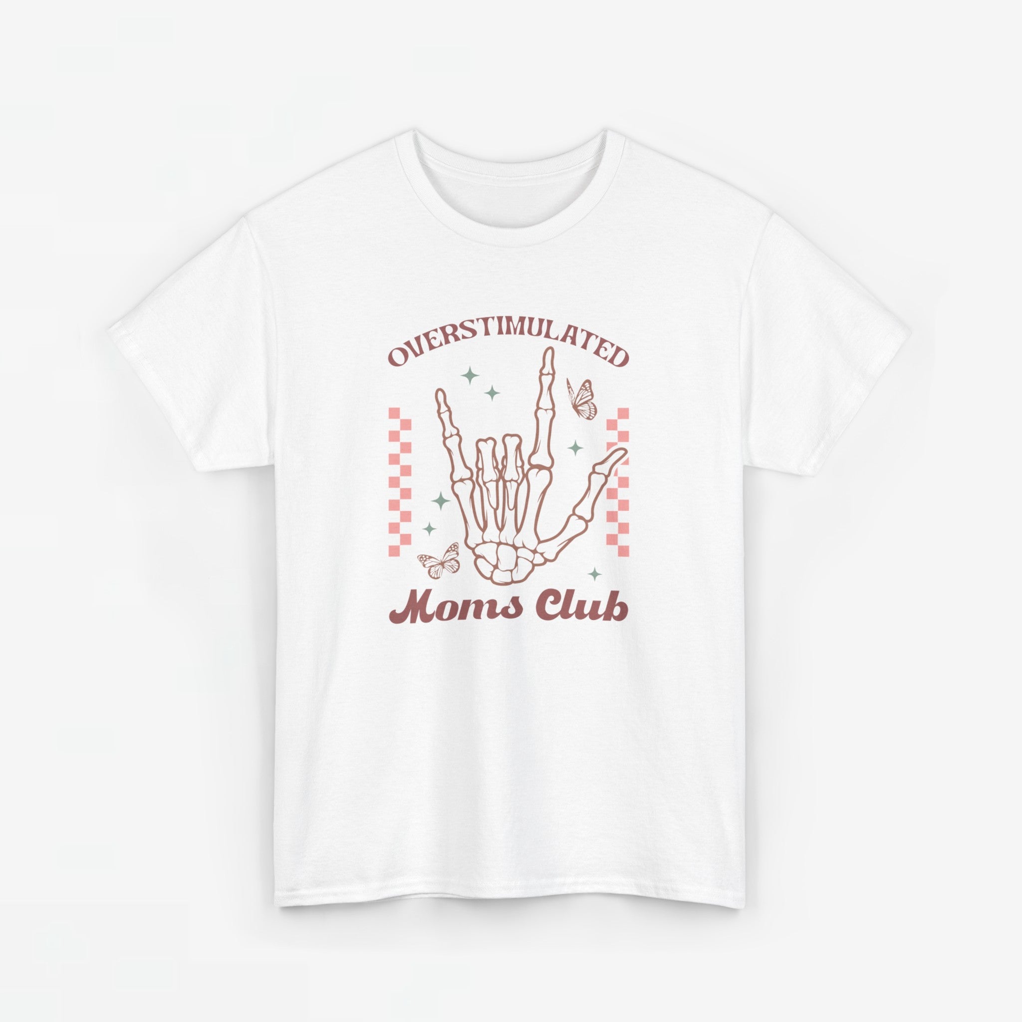 Moederdag Mama Cadeau - T-shirt - Overstimulated Moms Club - Oversized - #51