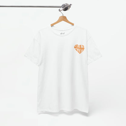 Oranje Hart | Back Print | Koningsdag T-shirt | Oversized | Heren