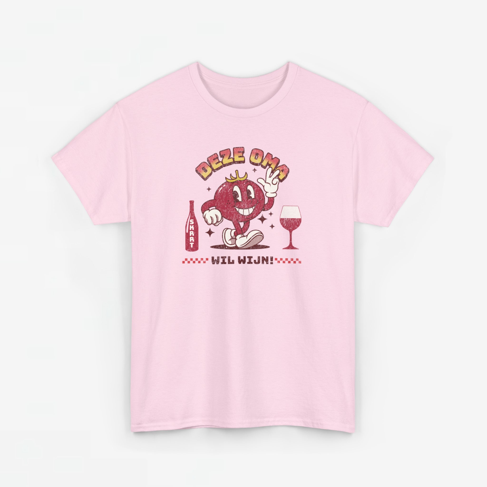 Moederdag Mama Cadeau - T-shirt - Deze Oma Wil Wijn - Oversized - #98