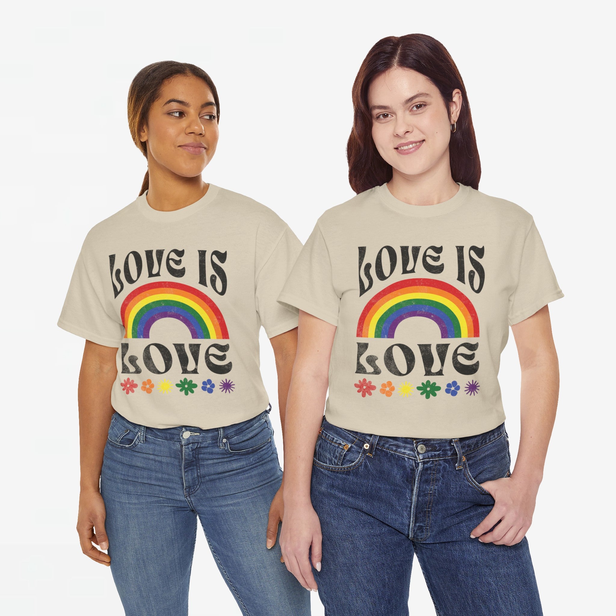 Gay Pride T-shirt - Love is love- Oversized #53