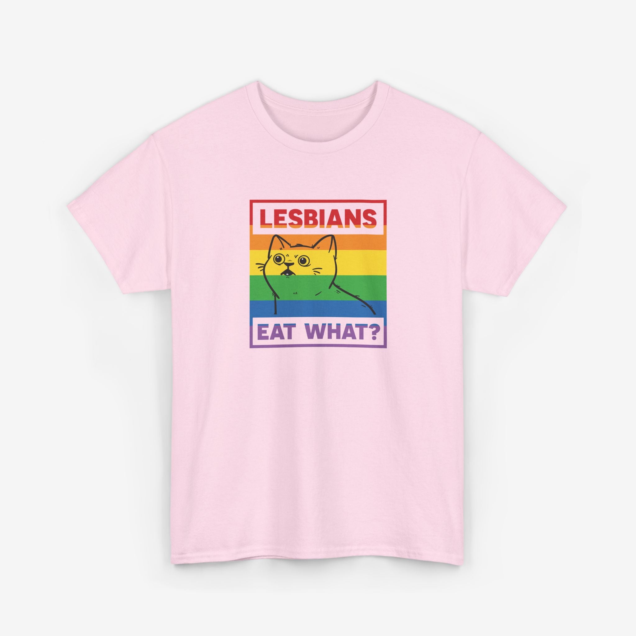 Gay Pride T-shirt - Lesbians Eat What? | SkrrtShirt