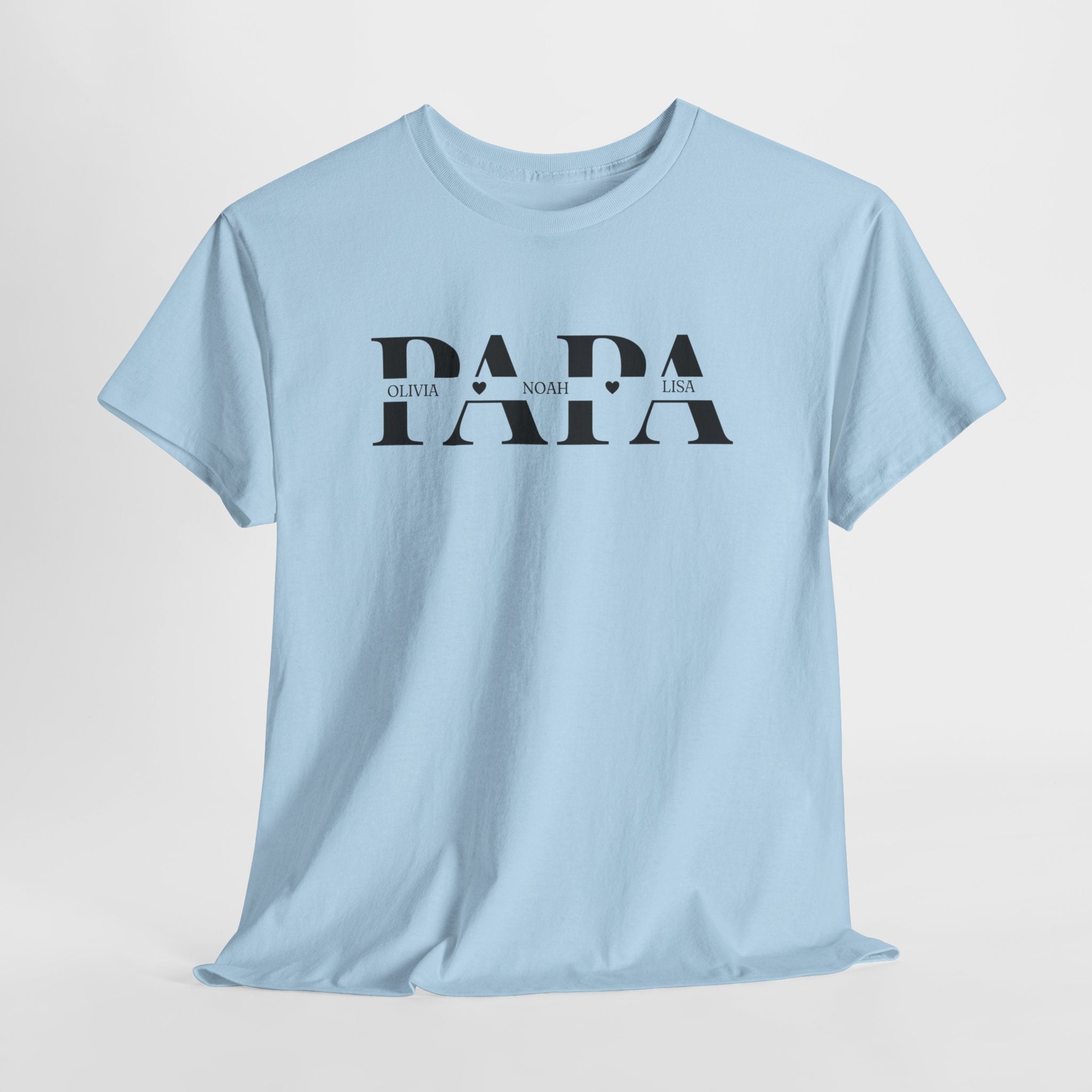 Gepersonaliseerde Vaderdag Papa Cadeau - T-shirt - Papa met namen