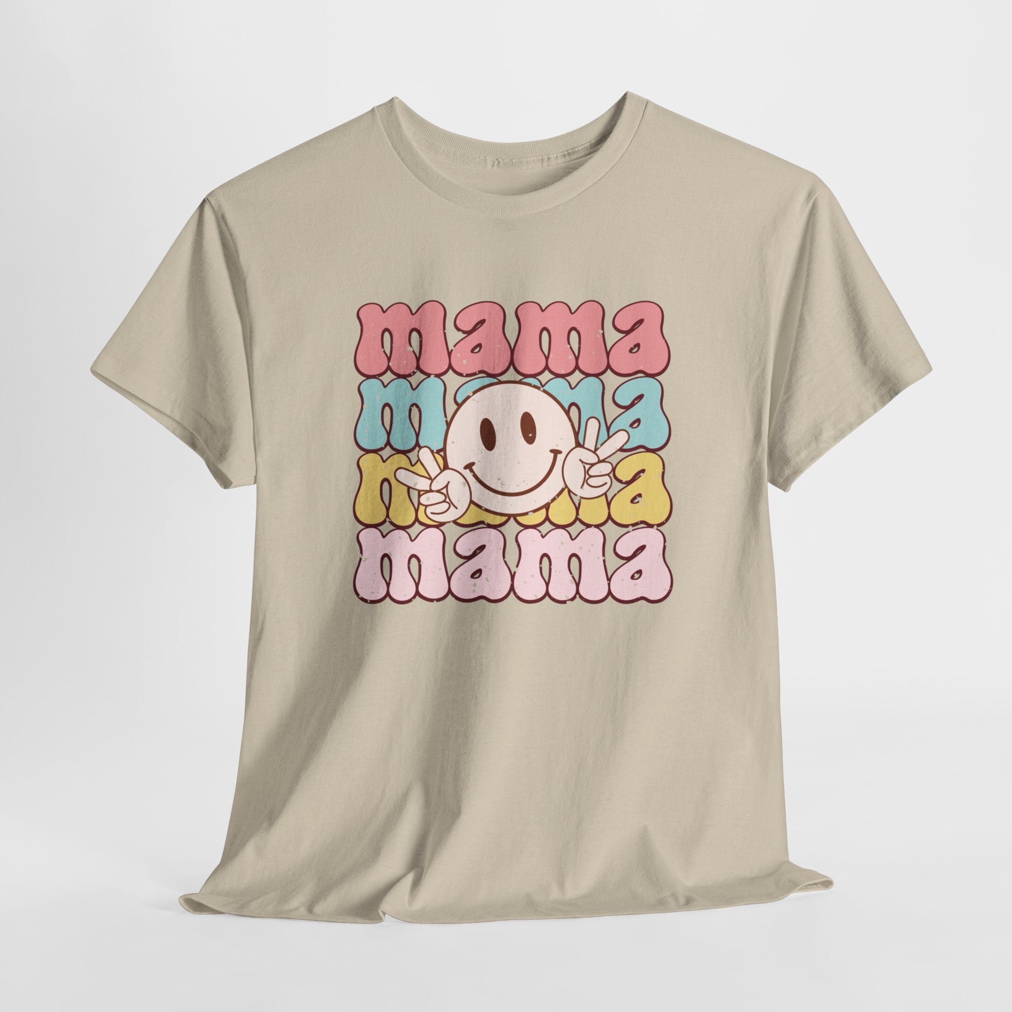 Moederdag Mama Cadeau - T-shirt - Happy Mama - Oversized - #53