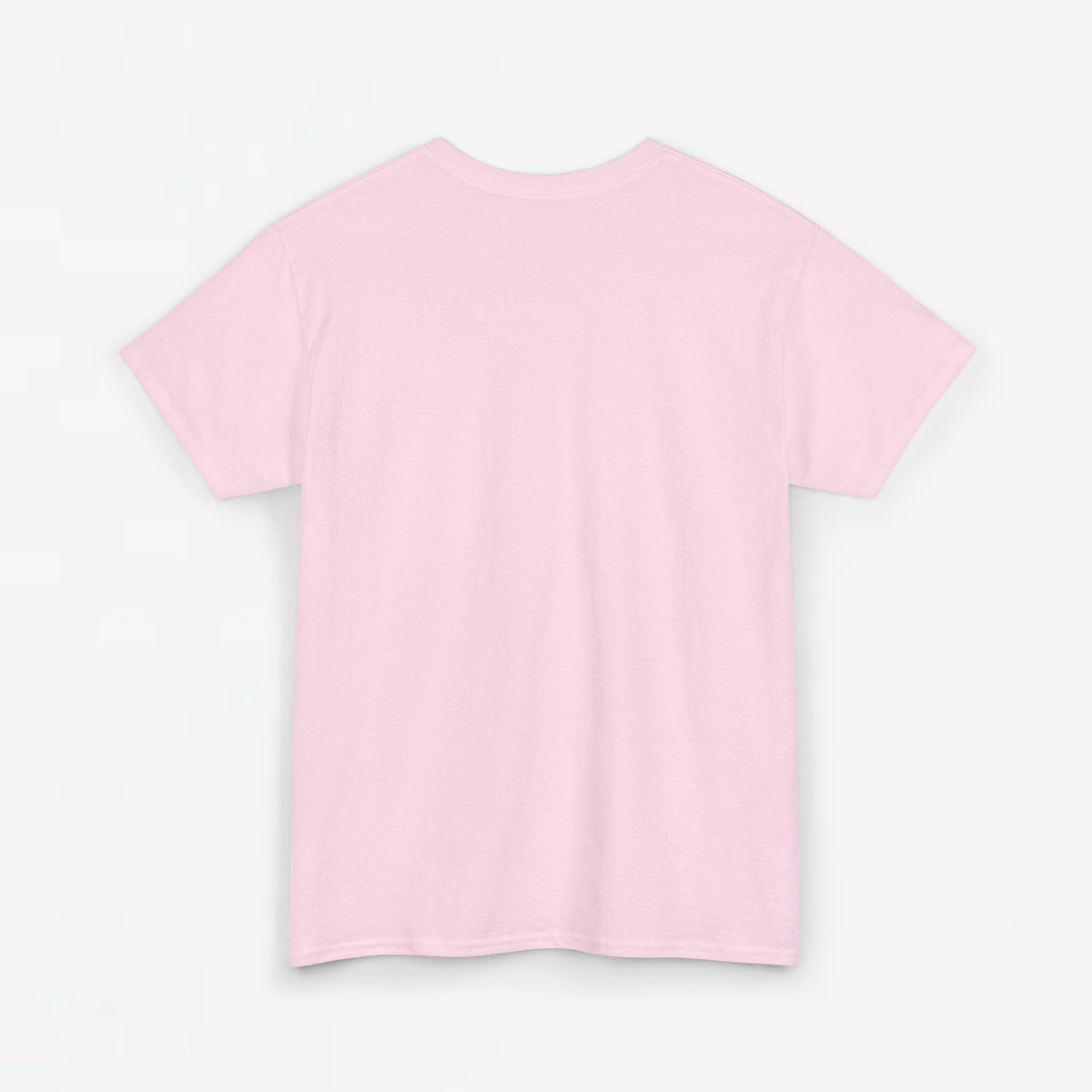 Roze t-shirt met ronde hals en effen voorzijde