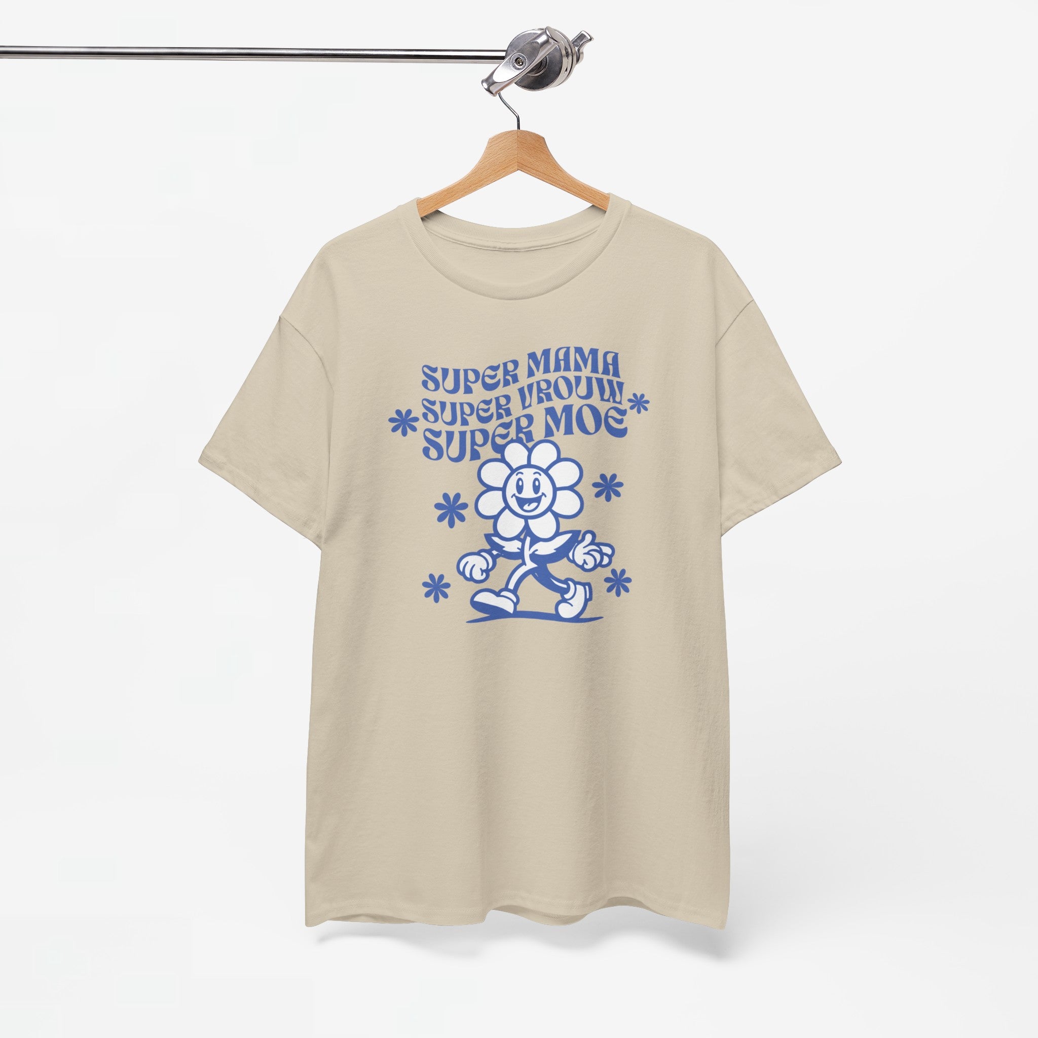 Moederdag Mama Cadeau - T-shirt - Super Mama, Super Vrouw, Super Moe - Oversized - #85