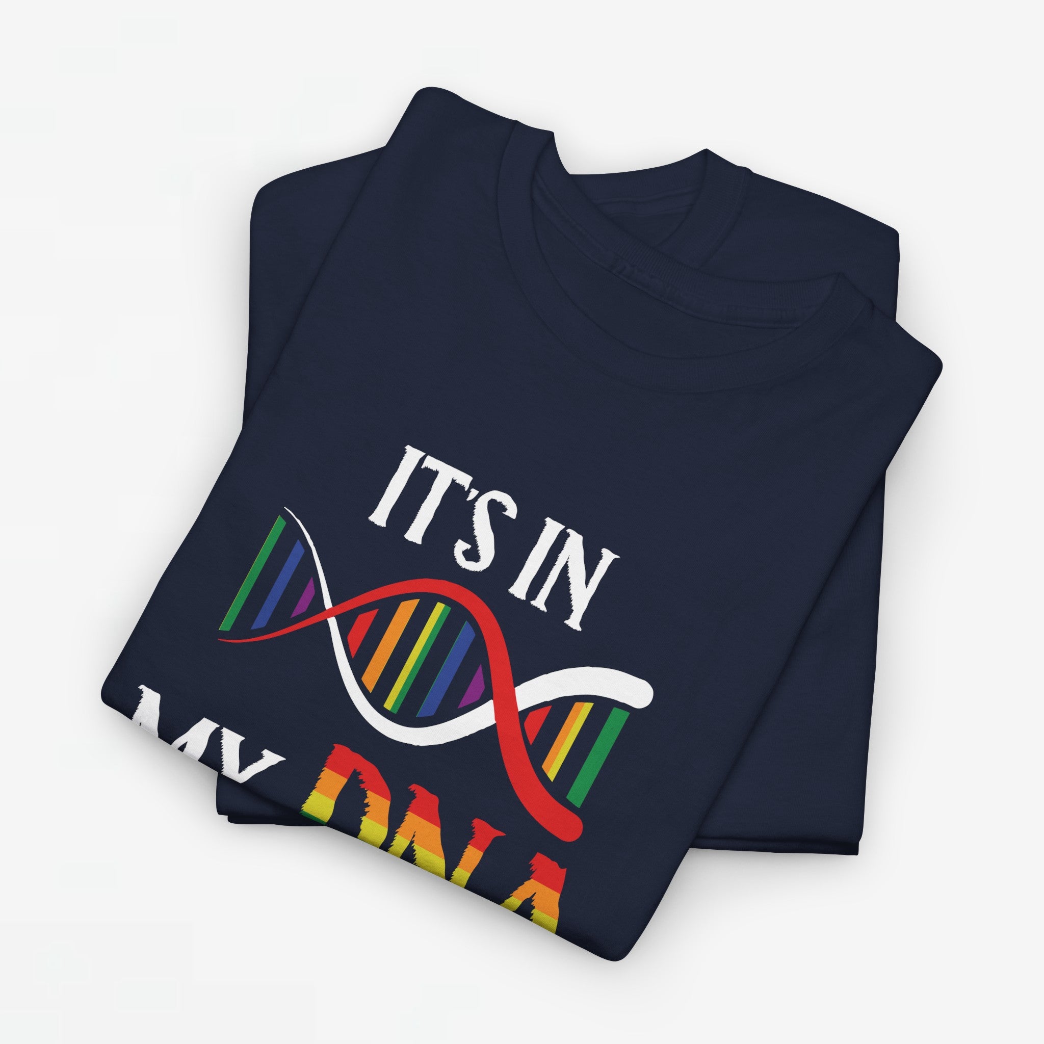 Gay Pride T-shirt - It's In My DNA - Oversized #48