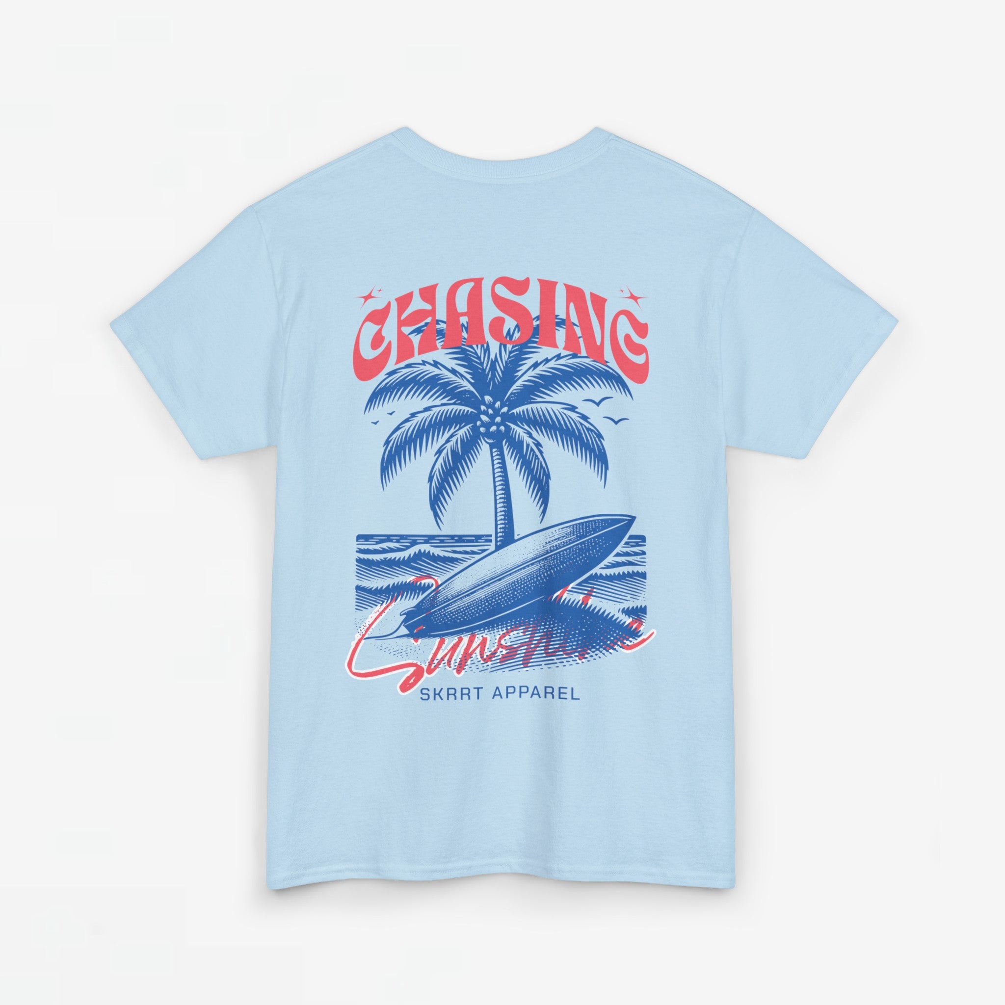 Zomer T-shirt voor Dames - Skrrtshirt Zomervakantie Oversized Tee #6 - Chasing Sunshine