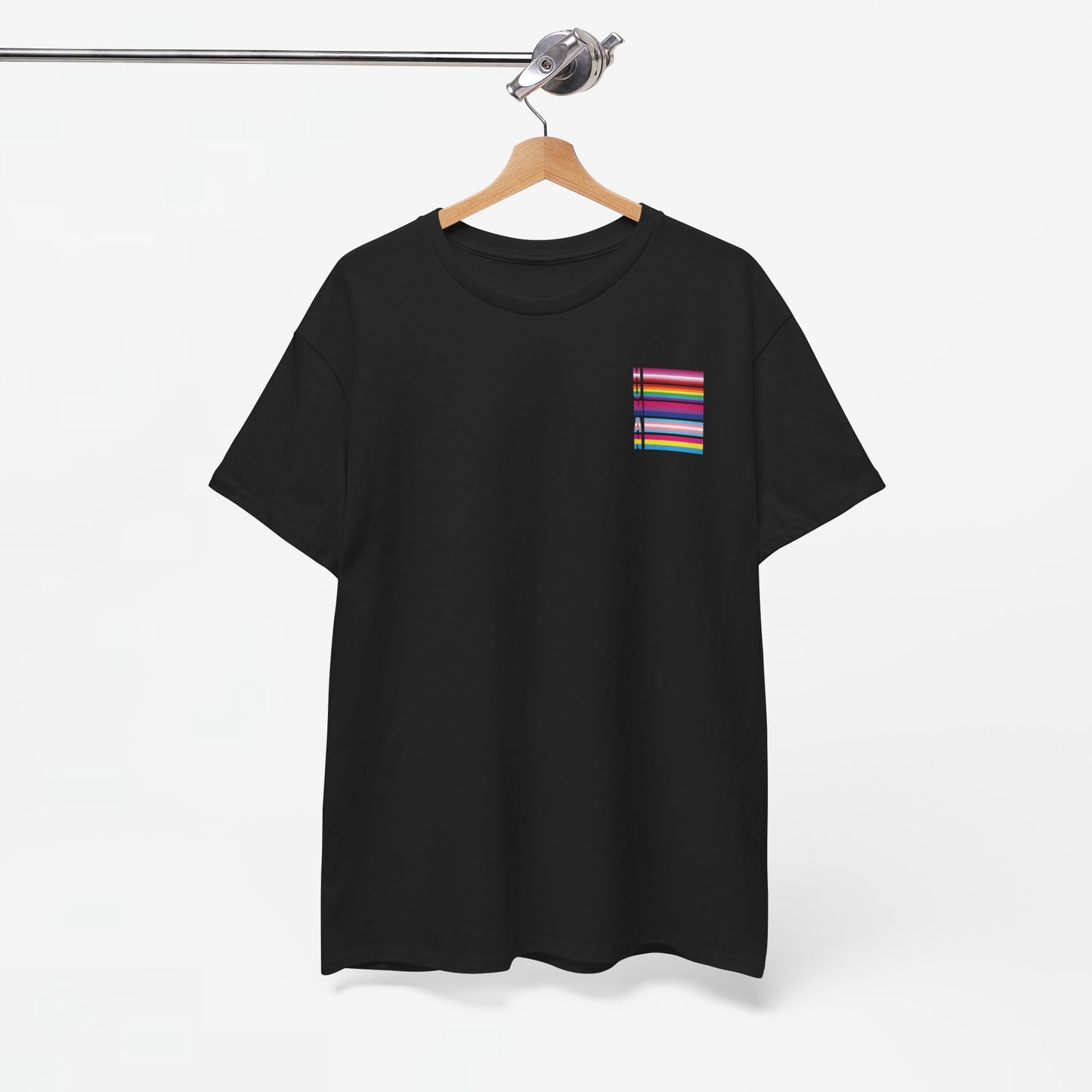 Gay Pride T-shirt - LGBTQ+ Vlag Human - Back Print - Oversized #12