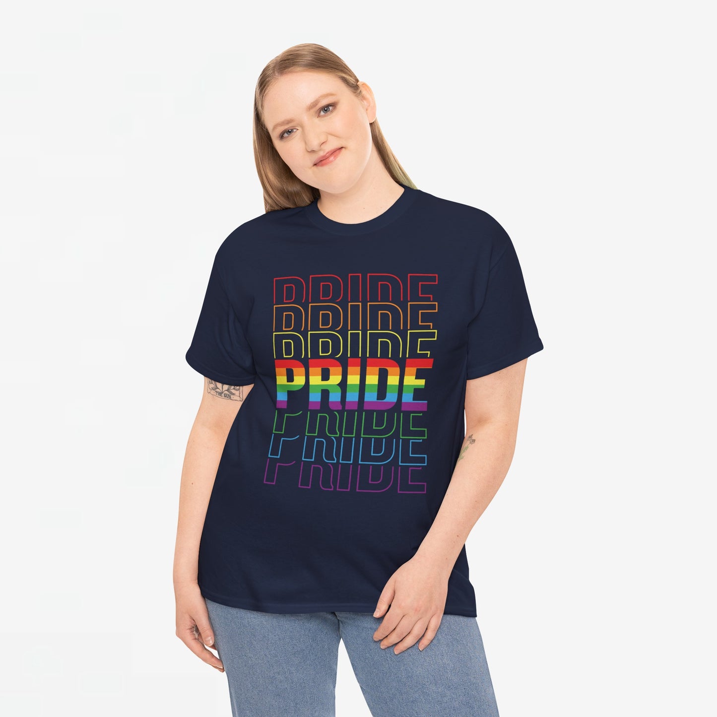 Gay Pride T-shirt - Pride Tekst - Oversized #51