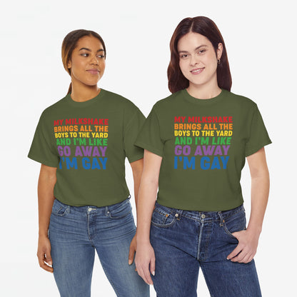 Gay Pride T-shirt - Go Away I'm Gay - Oversized #45