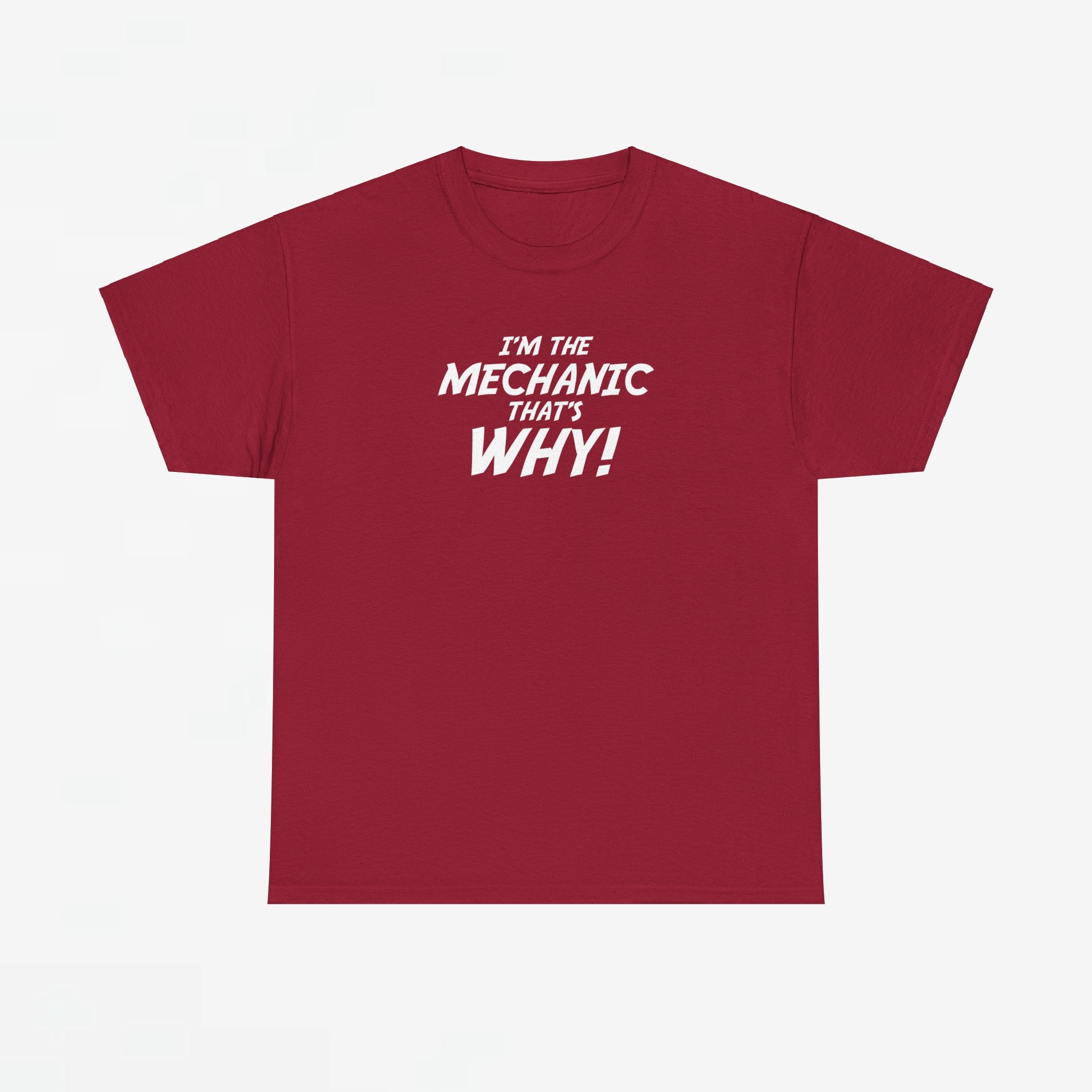 Vaderdag Papa Cadeau - T-shirt - I'm the mechanic, that's why - Oversized #52