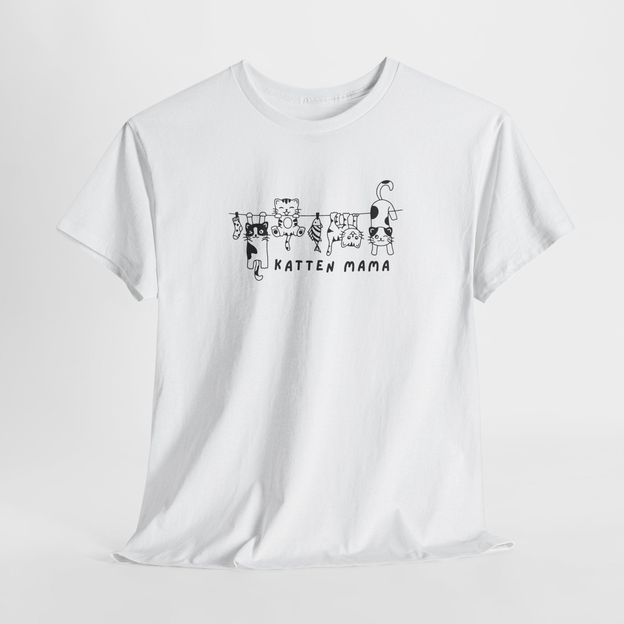 Moederdag Mama Cadeau - T-shirt - Katten Mama - Oversized - #63