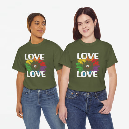 Gay Pride T-shirt - Love is Love - Oversized #65