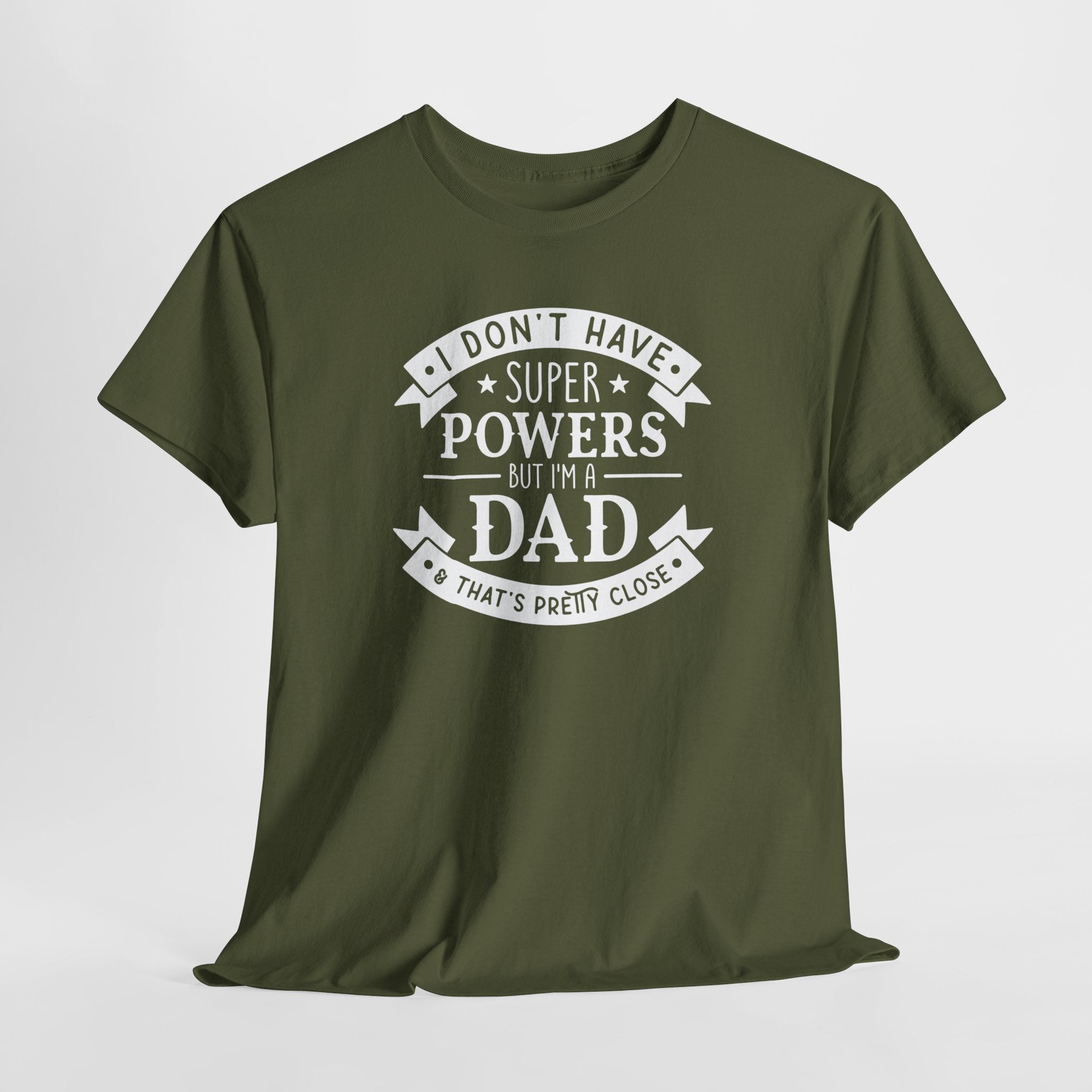 Vaderdag Papa Cadeau - T-shirt - I don't have a Superpowers but I'm a Dad - Oversized #16