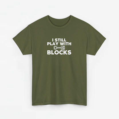 Vaderdag Papa Cadeau - T-shirt - I still play with blocks - Oversized #57