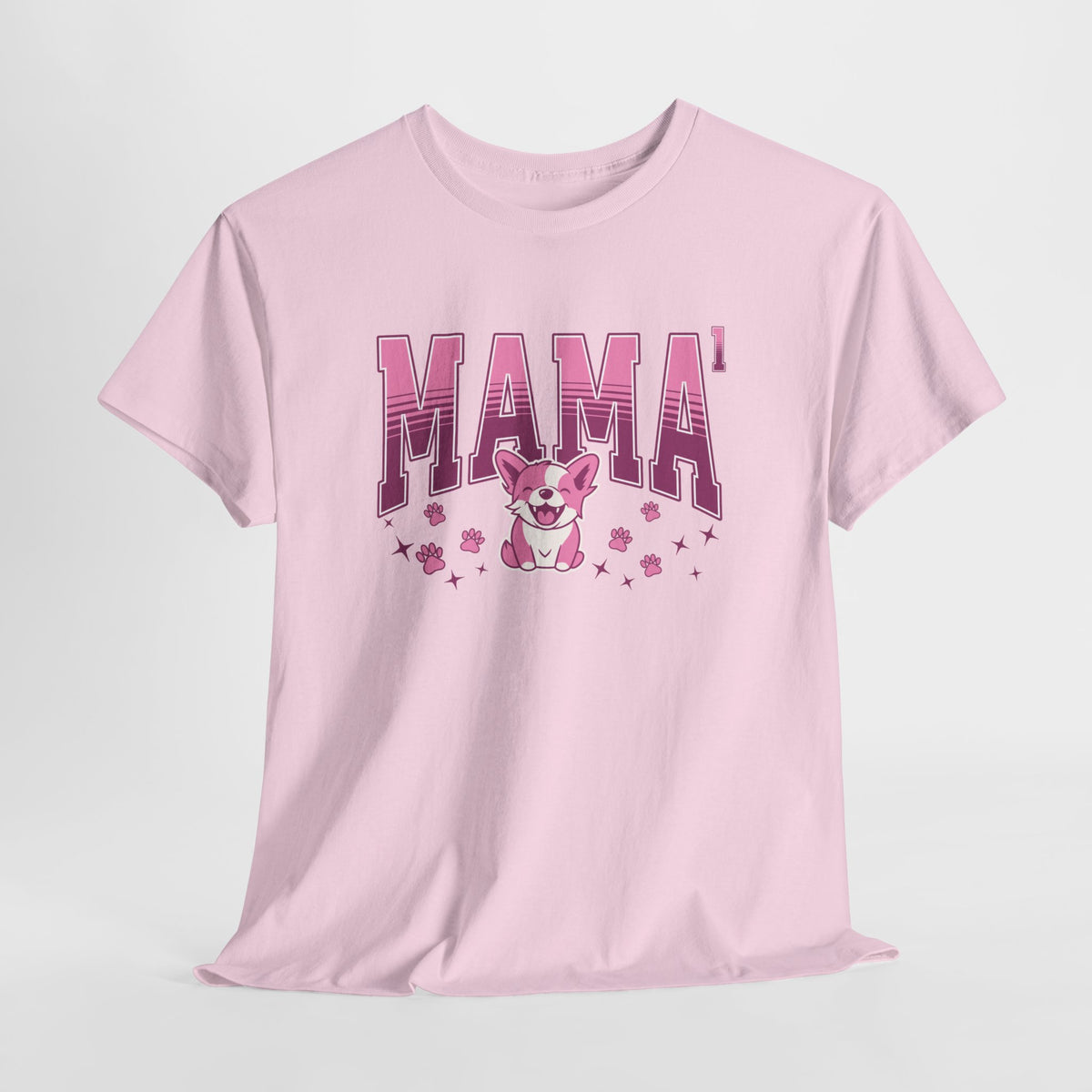 Roze oversized T-shirt met grote “MAMA”-print op de borst