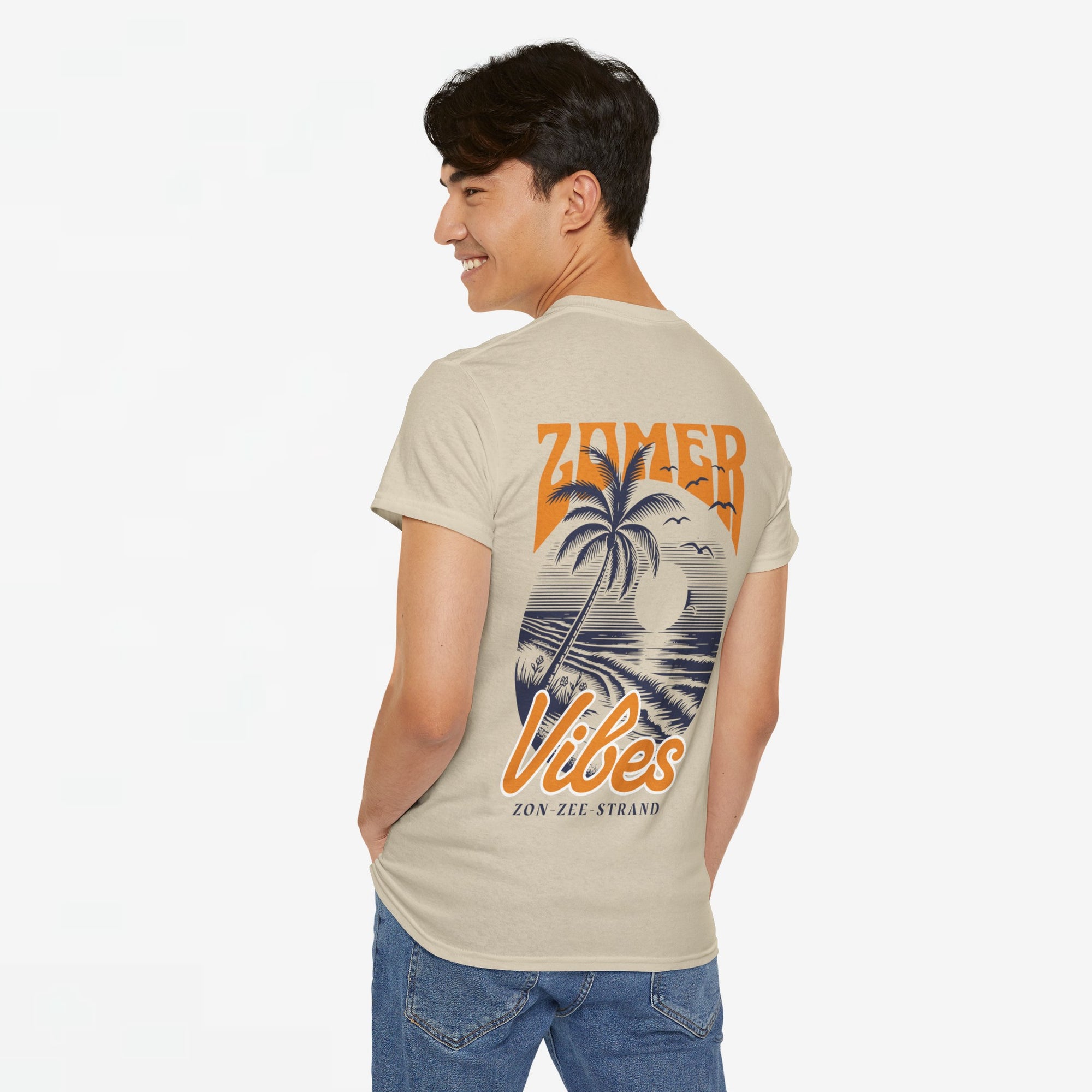 Zomer T-shirt voor Heren - Skrrtshirt Zomervakantie Oversized Tee #2 - Zomer Vibes
