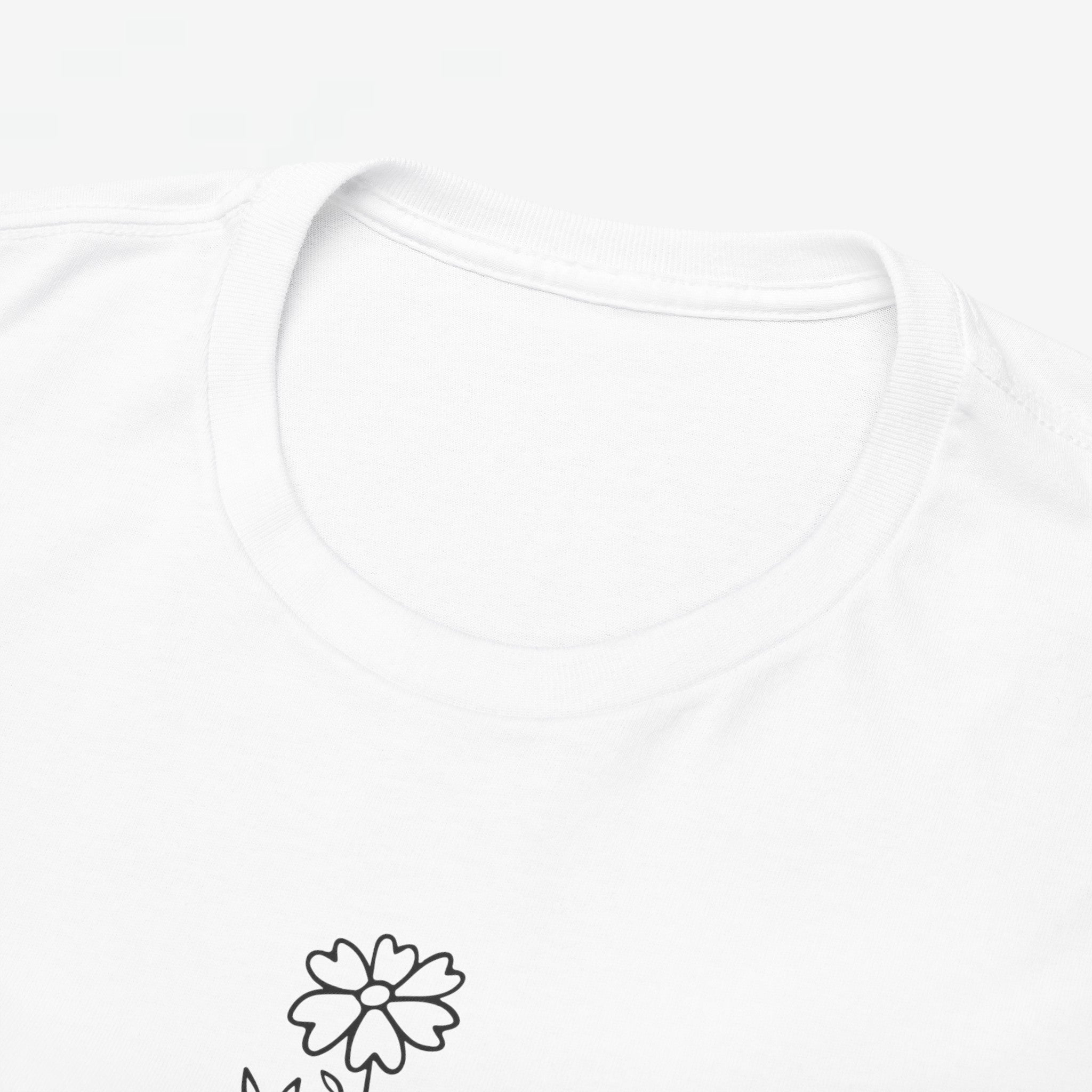 Moederdag Mama Cadeau - T-shirt - Line Art Bloem - Oversized - #23