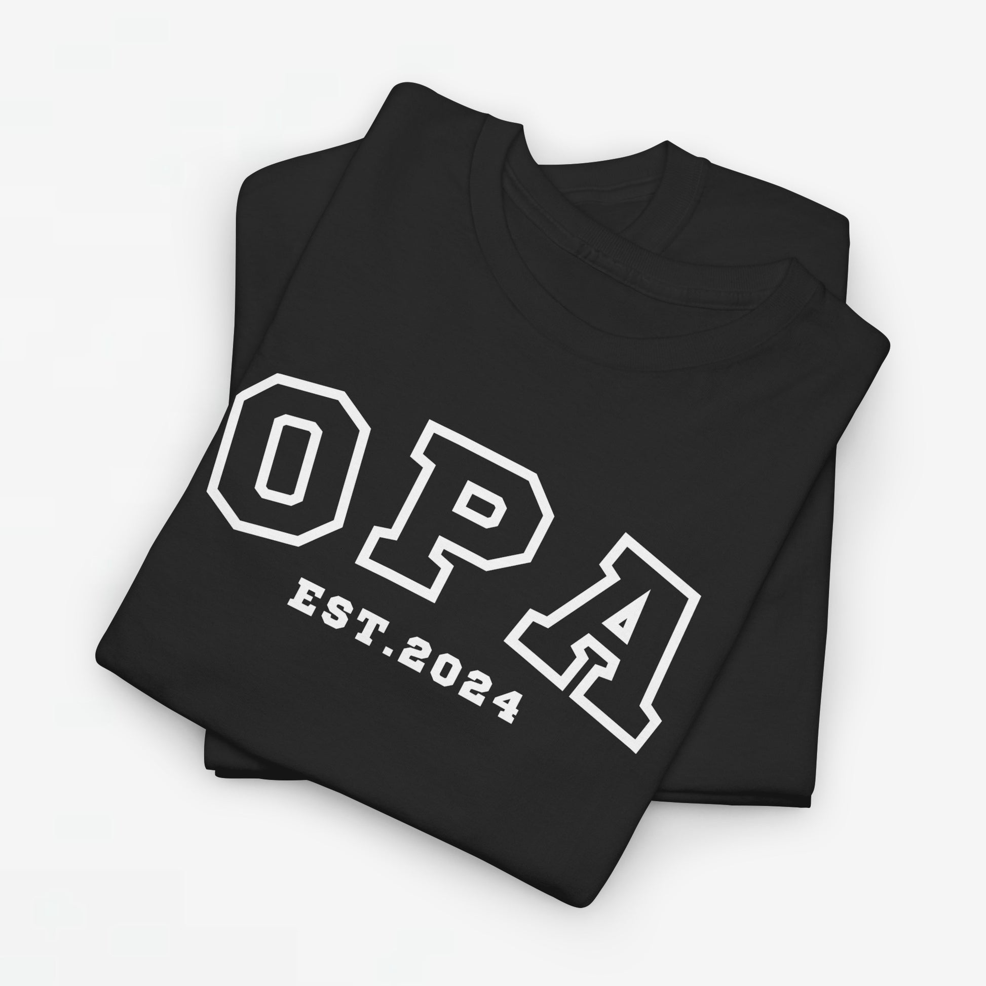 Gepersonaliseerde Vaderdag Papa Cadeau - T-shirt - Opa - EST [Jaar]