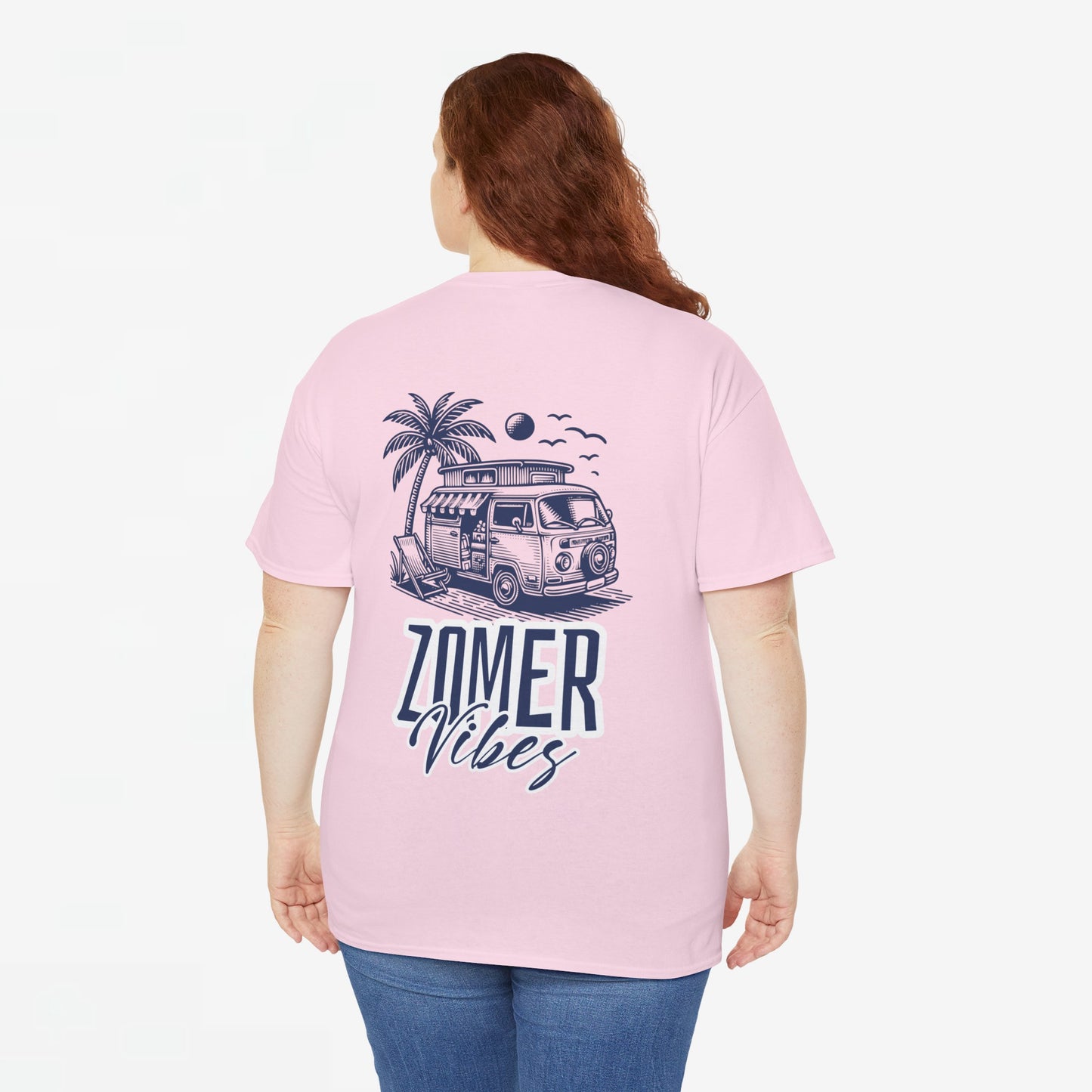 Zomer T-shirt voor Dames - Skrrtshirt Zomervakantie Oversized Tee #7 - Zomer Vibes