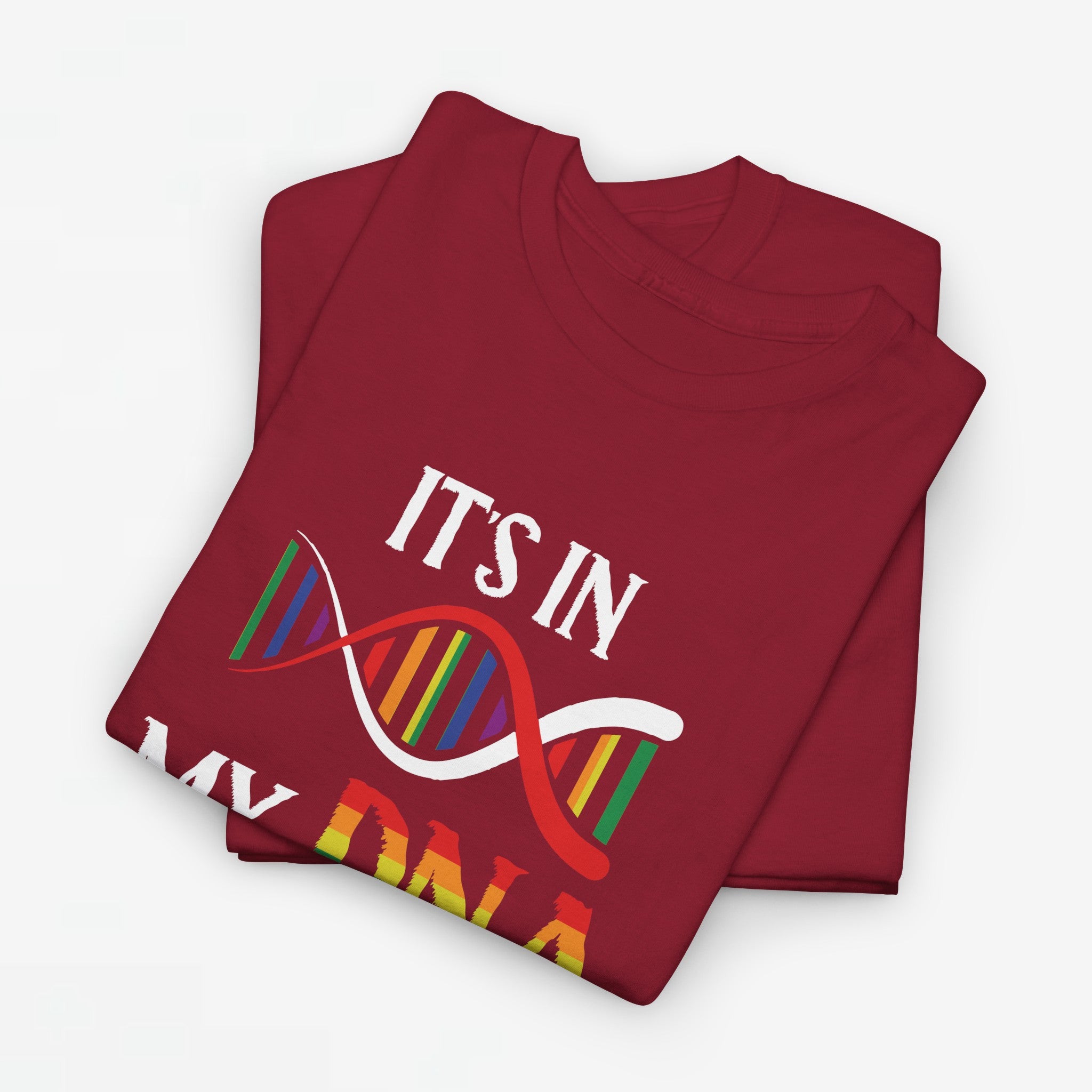 Gay Pride T-shirt - It's In My DNA - Oversized #48