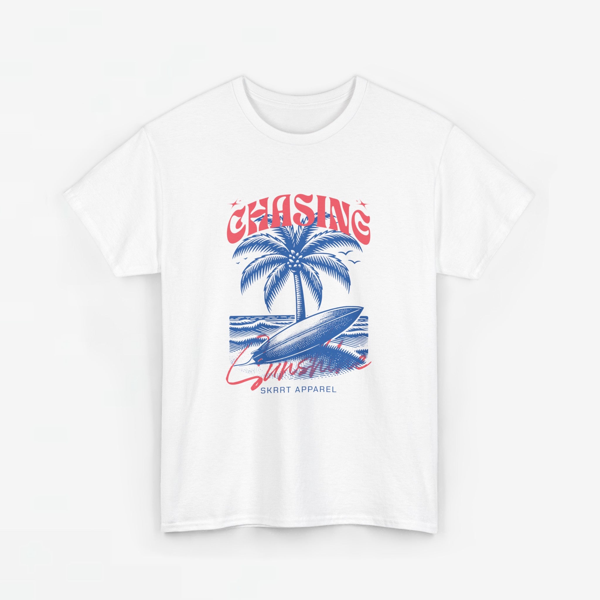 Dames Zomer Oversized T-shirt met print - Chasing Sunshine