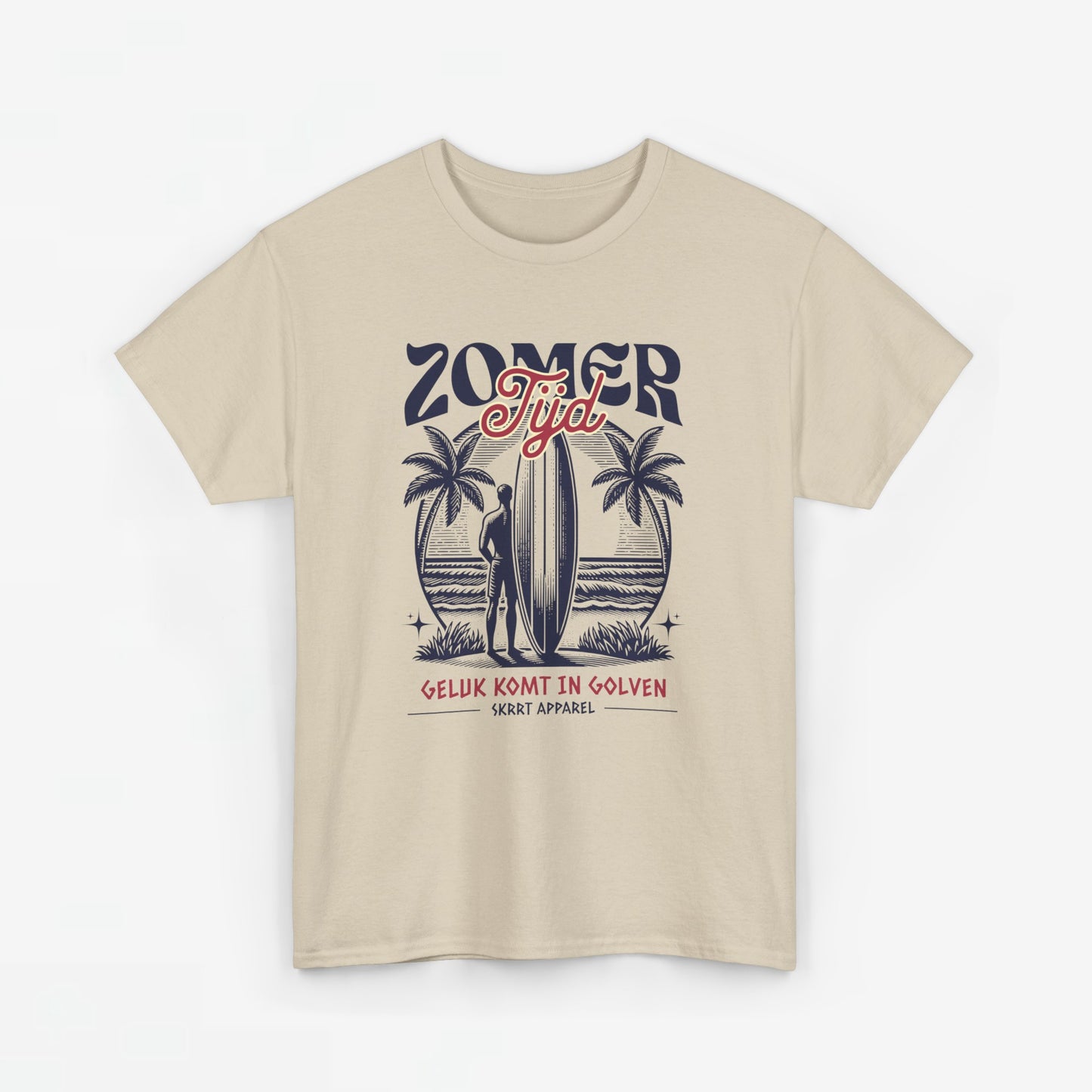 Dames Zomer Oversized T-shirt met print - Zomer Tijd