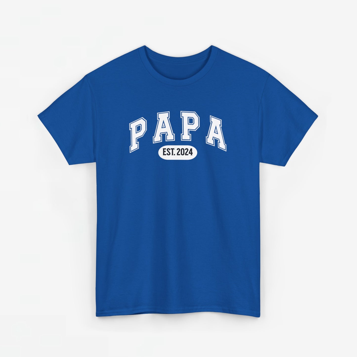 Gepersonaliseerde Vaderdag Papa Cadeau - T-shirt - Papa - EST [Jaar]