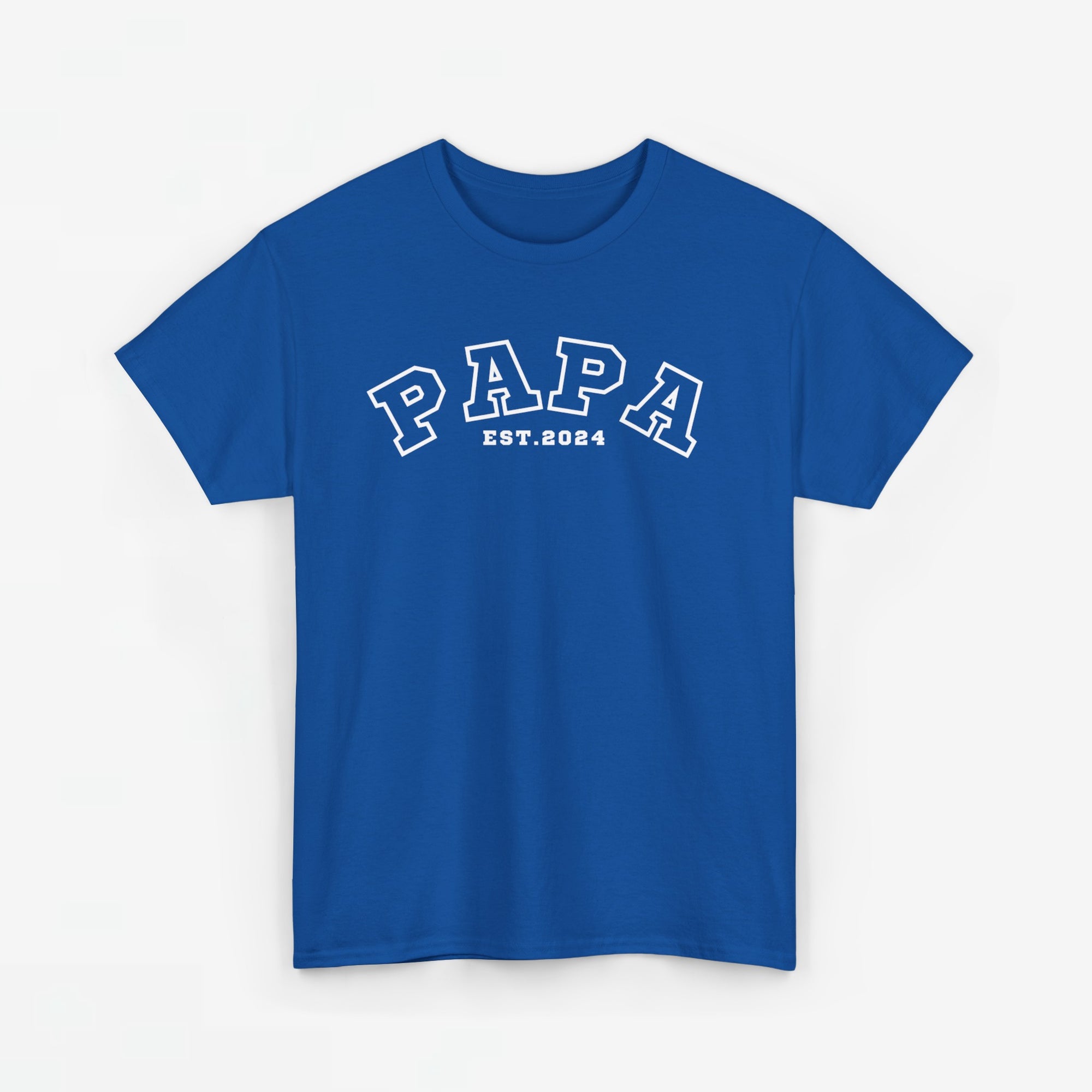 Gepersonaliseerde Vaderdag Papa Cadeau - T-shirt - Papa - EST [Jaar]