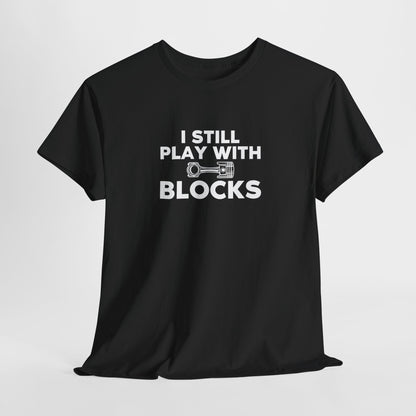 Vaderdag Papa Cadeau - T-shirt - I still play with blocks - Oversized #57