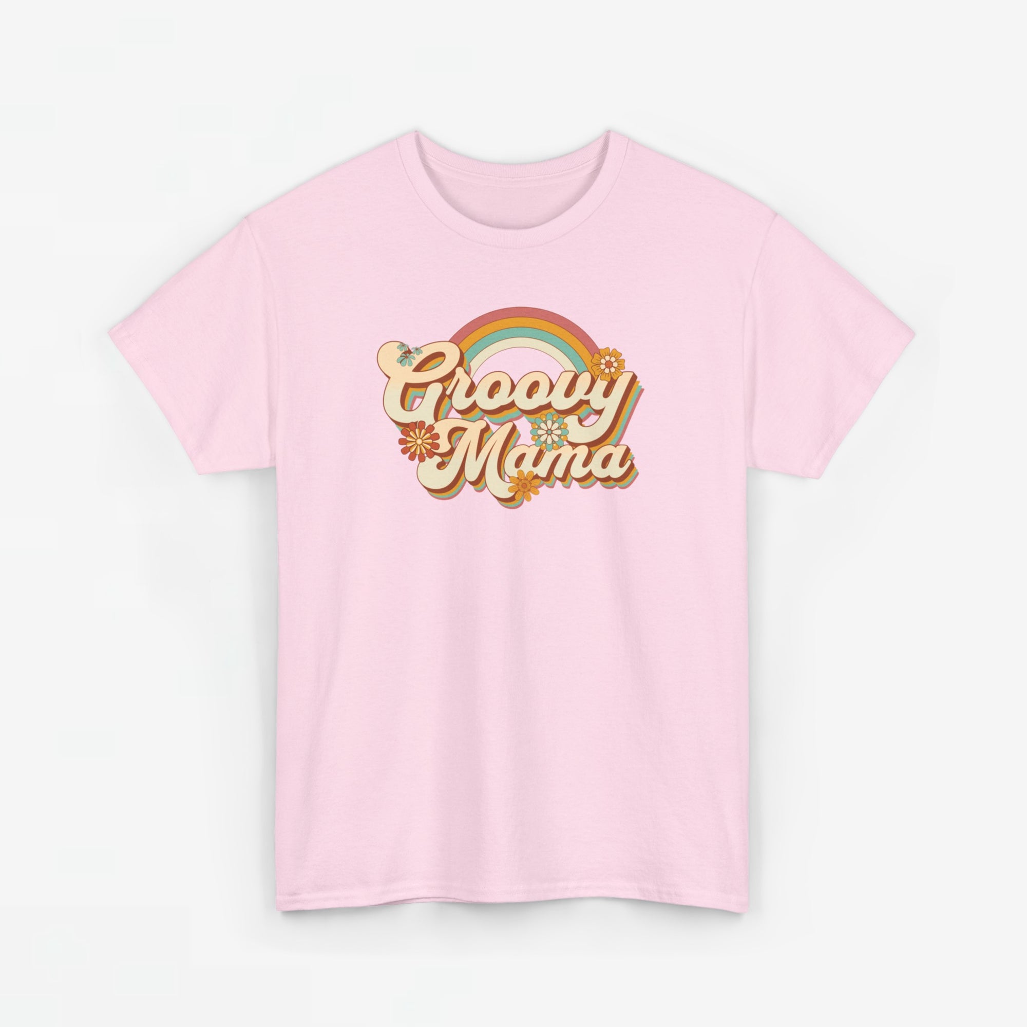 Moederdag Mama Cadeau - T-shirt - Groovy Mama - Oversized - #76