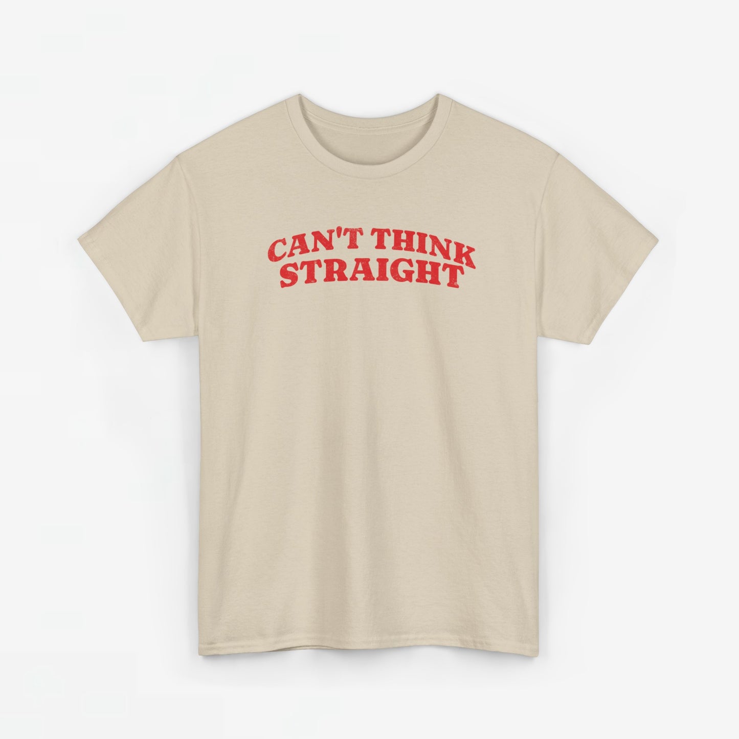 Gay Pride T-shirt -  Can't Think Straight - Oversized Tee