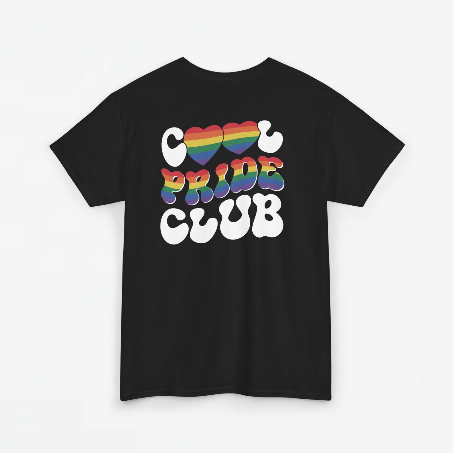 Gay Pride T-shirt - Cool Pride Club - Back Print - Oversized #21