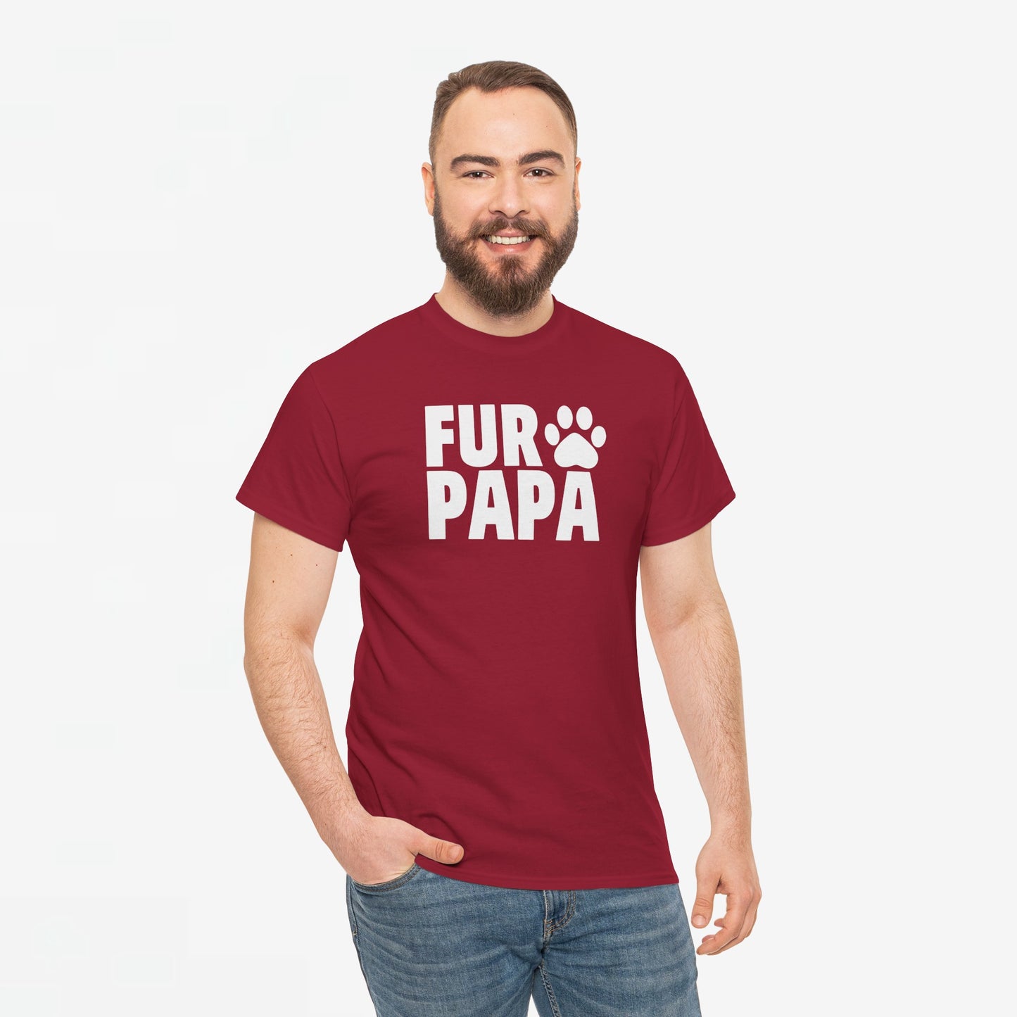 Vaderdag Papa Cadeau - T-shirt - Fur Papa - Oversized #45