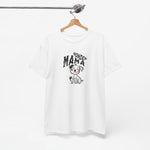 Wit oversized t-shirt met honden-mama opdruk op de borst