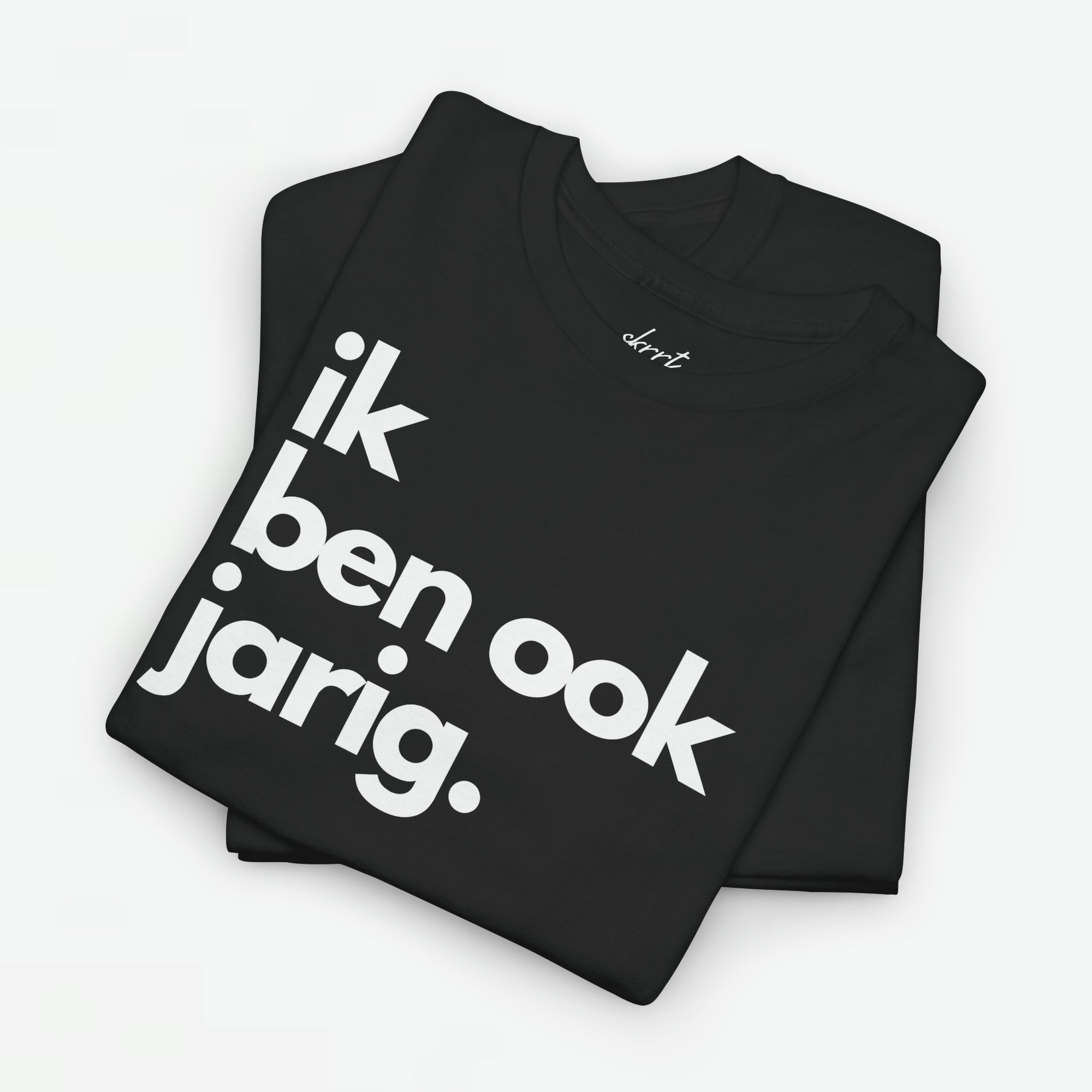 Ik ben ook jarig | Front Print | Koningsdag T-shirt | Oversized