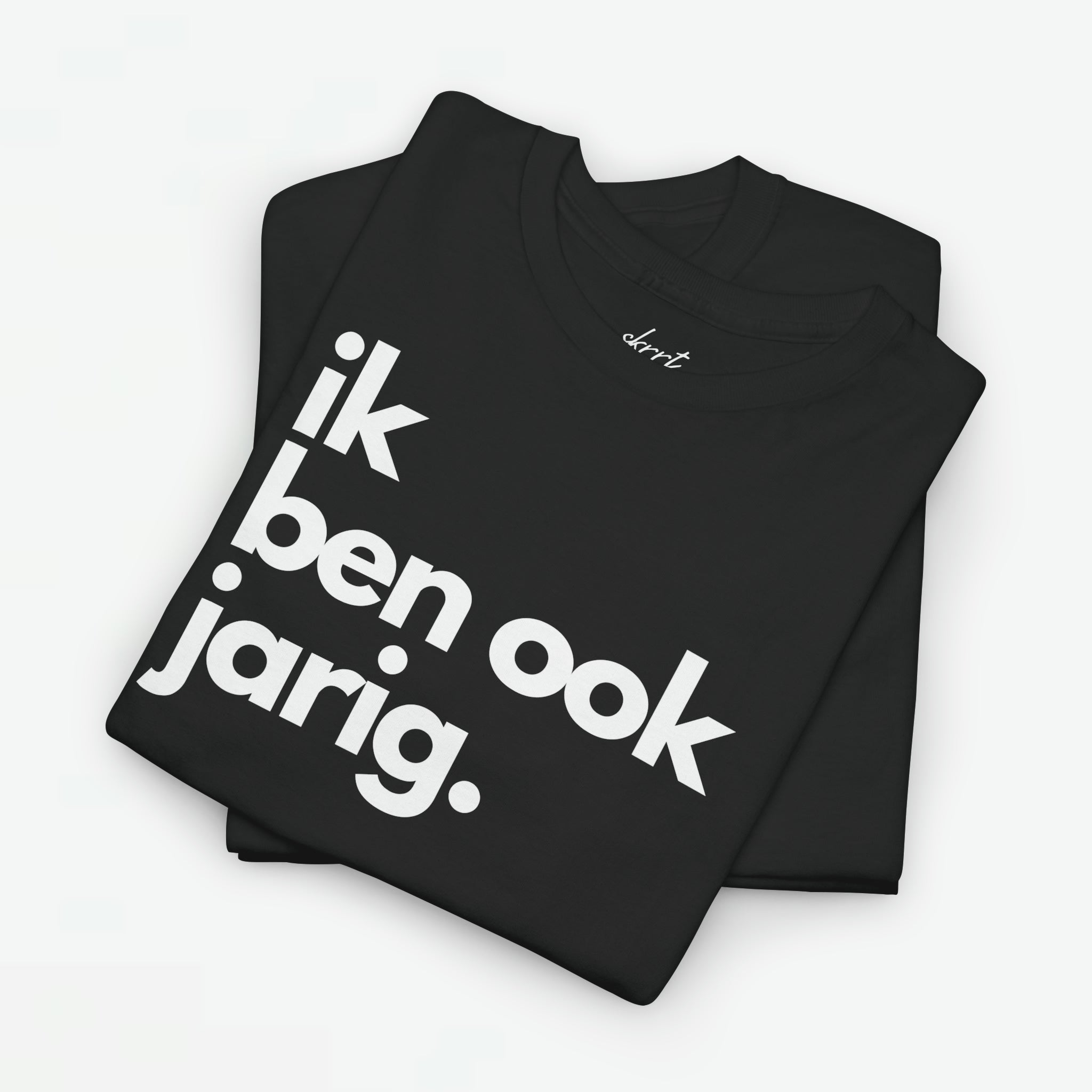 Ik ben ook jarig | Front Print | Koningsdag T-shirt | Oversized
