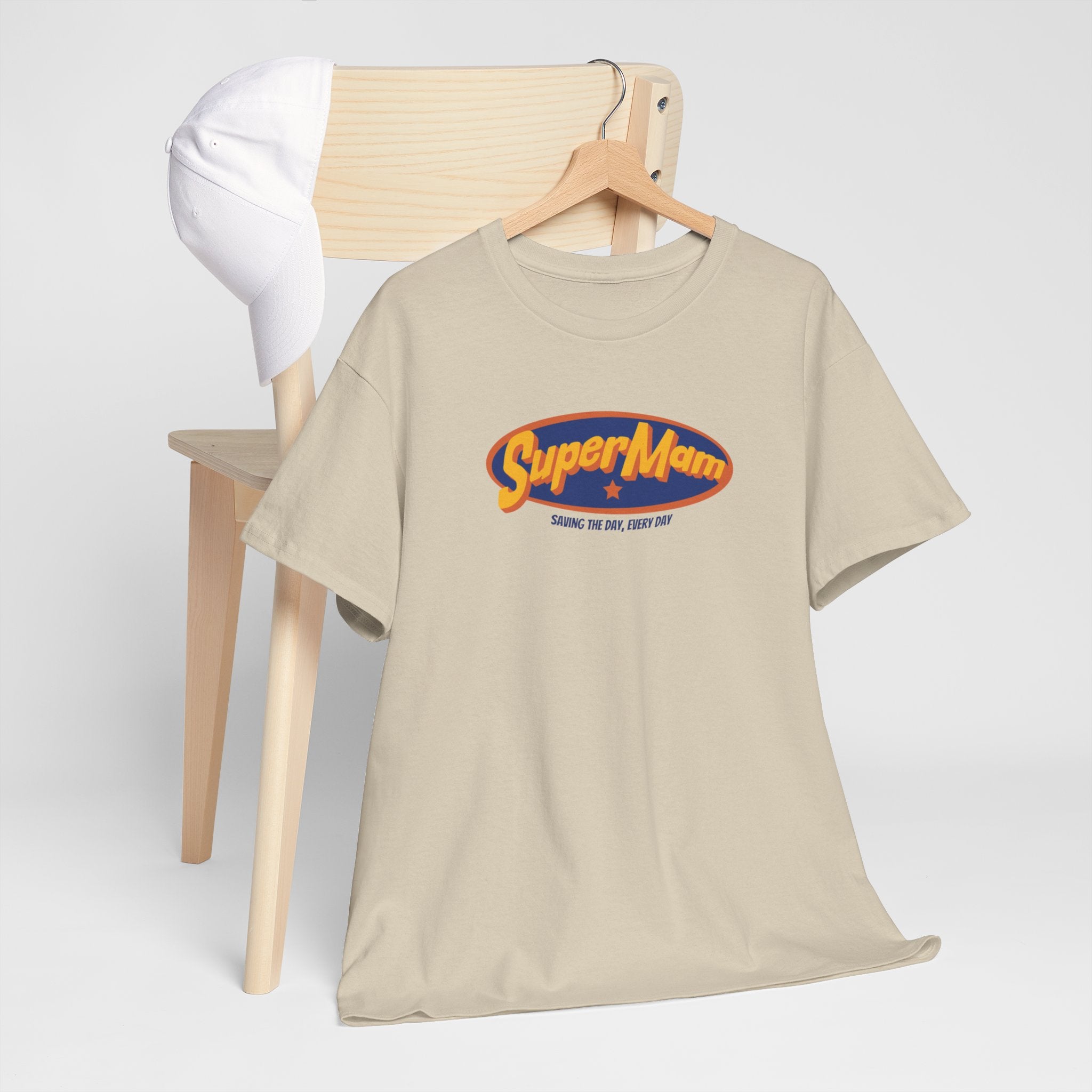 Moederdag Mama Cadeau - T-shirt - Super Mam - Oversized - #70