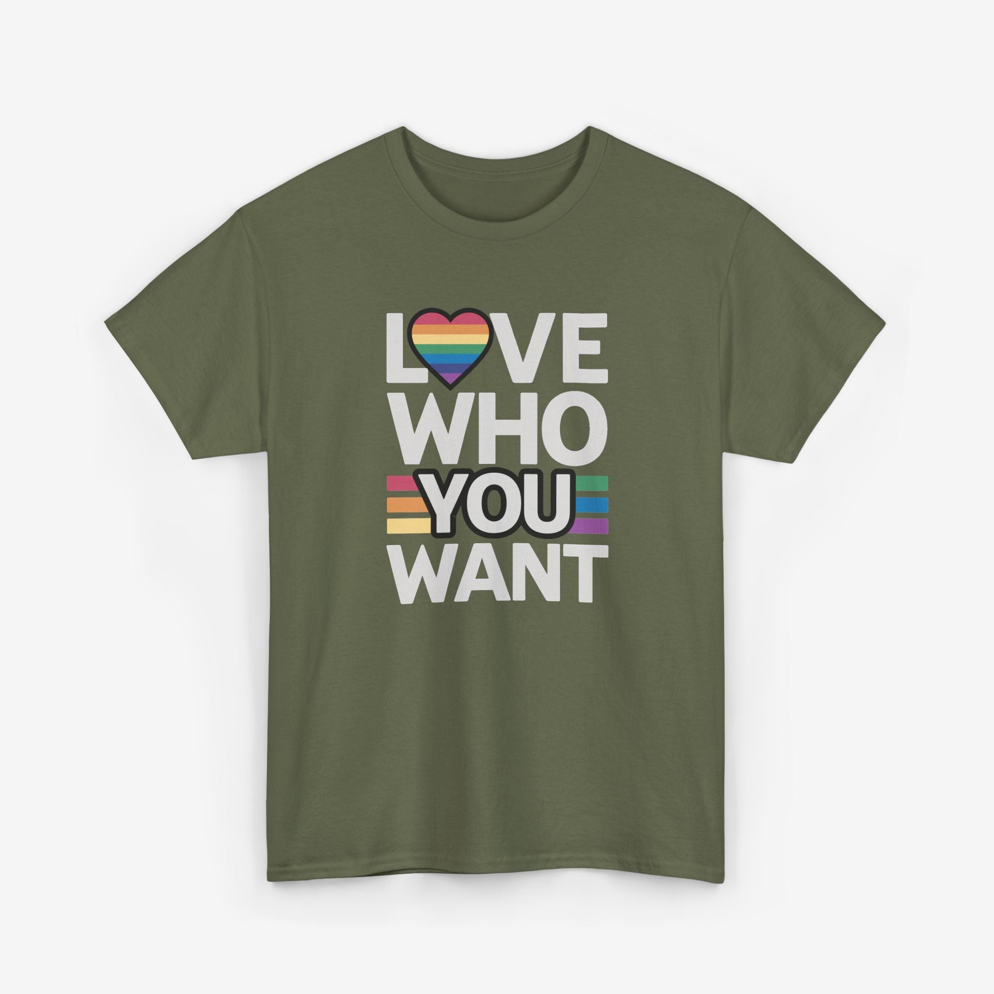 Gay Pride T-shirt - Love Who You Want | SkrrtShirt