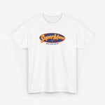 Oversized wit t-shirt met SuperMam-logo op de borst