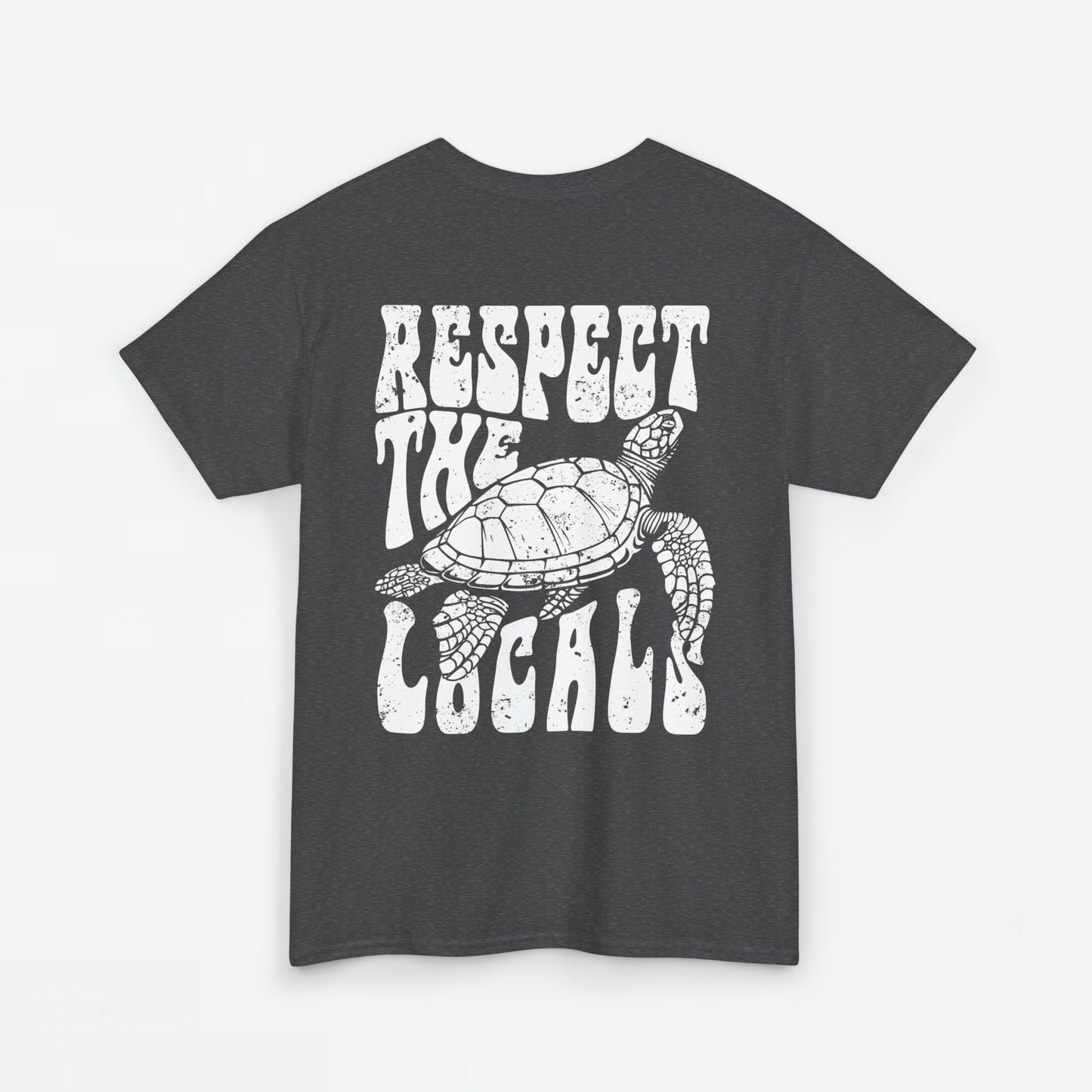 Zomer T-shirt voor Dames - Skrrtshirt Zomervakantie Oversized Tee #12 - Respect the locals