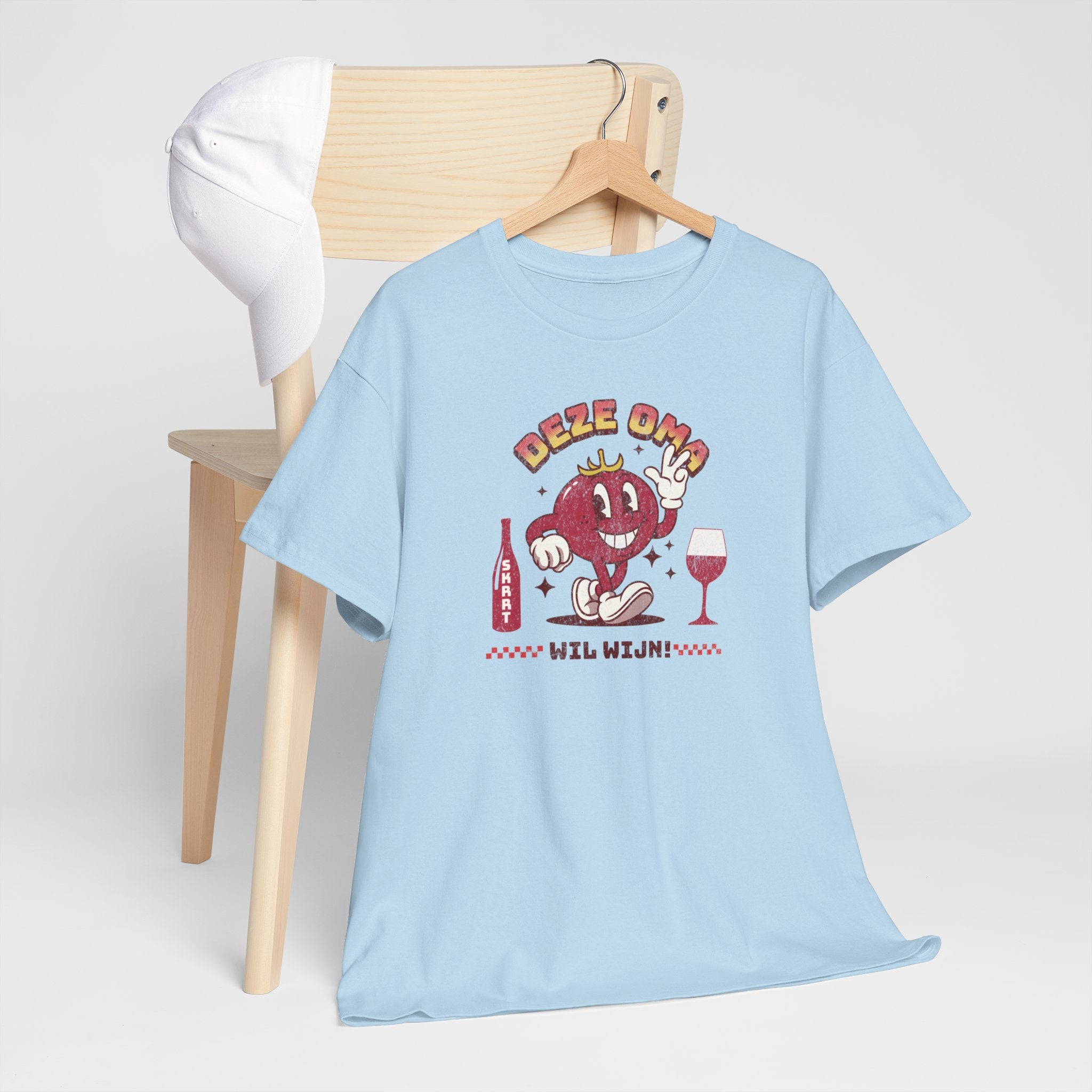 Moederdag Mama Cadeau - T-shirt - Deze Oma Wil Wijn - Oversized - #98