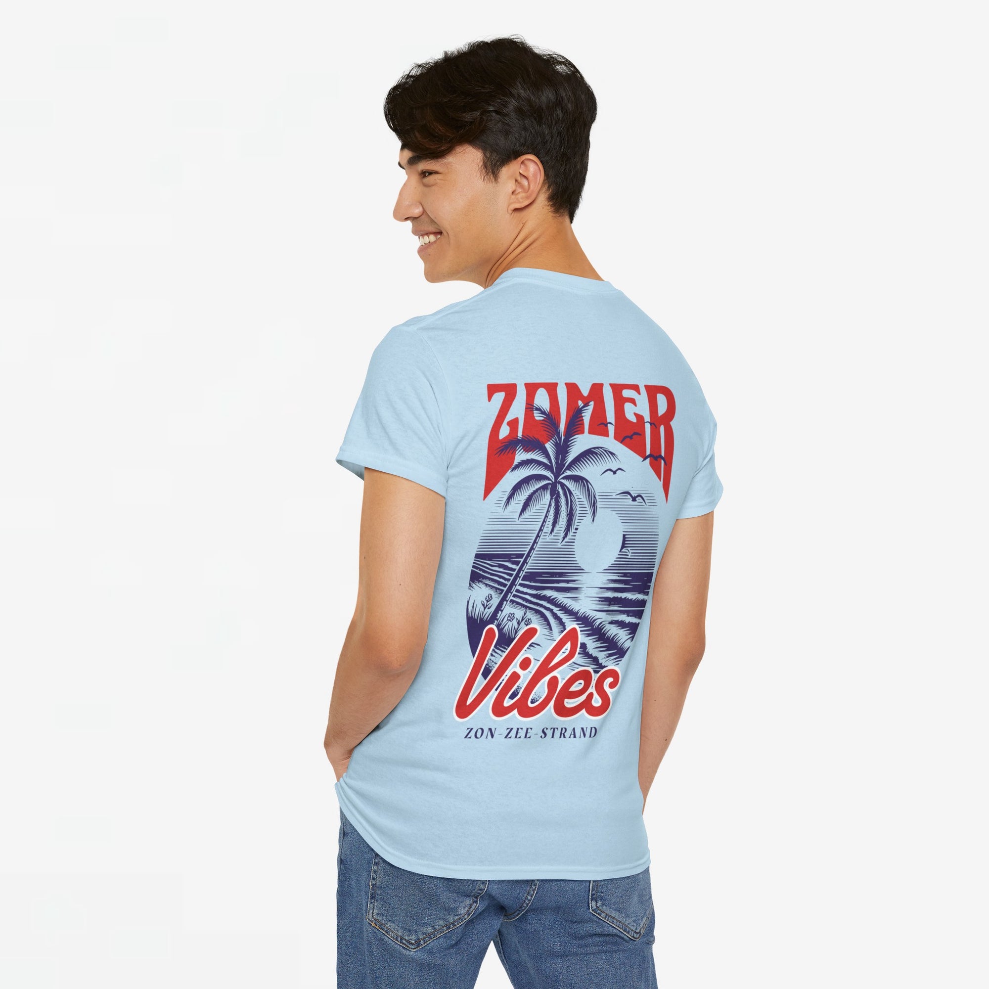 Zomer T-shirt voor Heren - Skrrtshirt Zomervakantie Oversized Tee #1 - Zomer Vibes