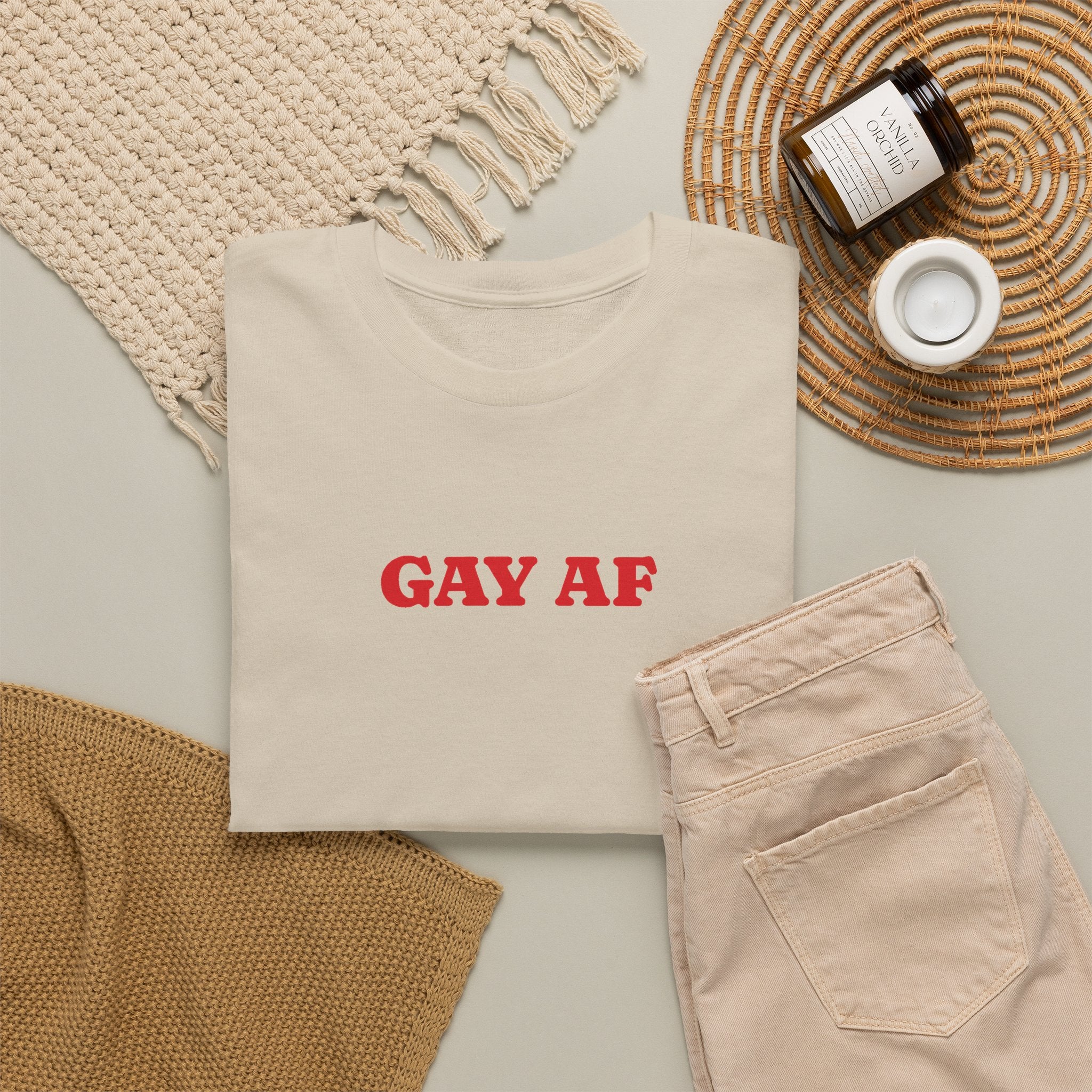 Gay Pride T-shirt -  Gay AF | SkrrtShirt