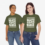 Set van 2 militaire groene t-shirts met wit ruitprint en "BESTE MAMA OOIIT"