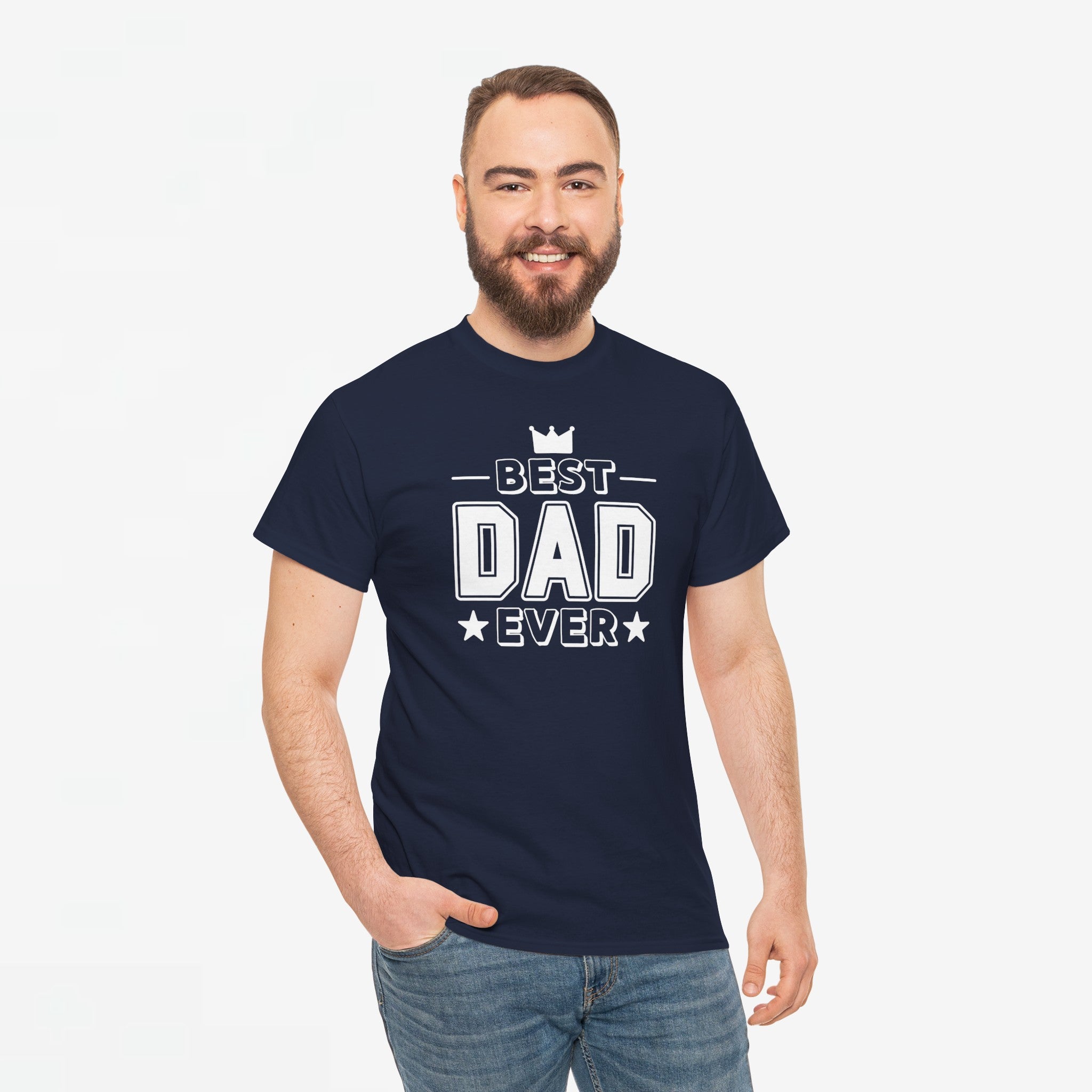 Vaderdag Papa Cadeau - T-shirt - Best Dad Ever - Oversized #21
