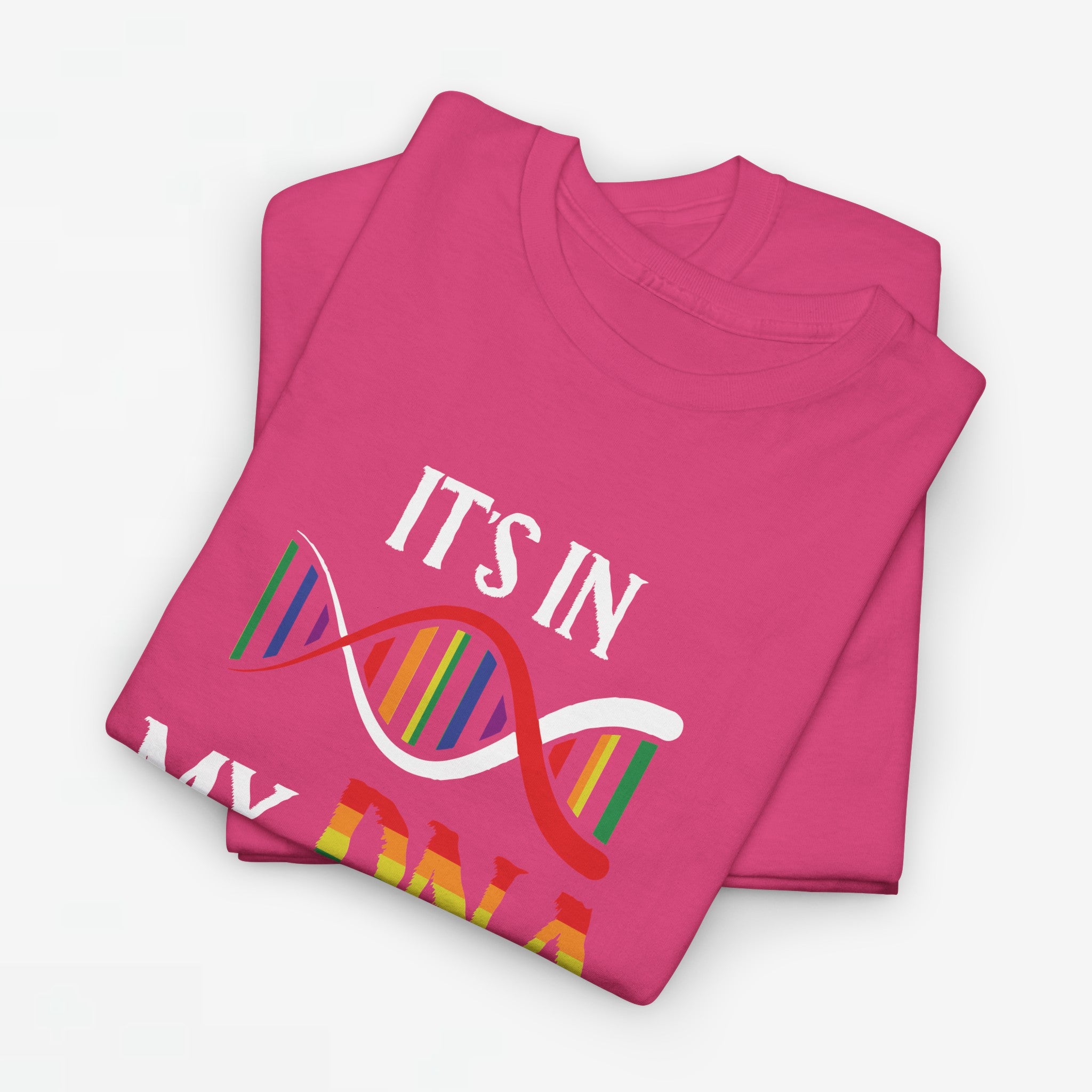 Gay Pride T-shirt - It's In My DNA - Oversized #48