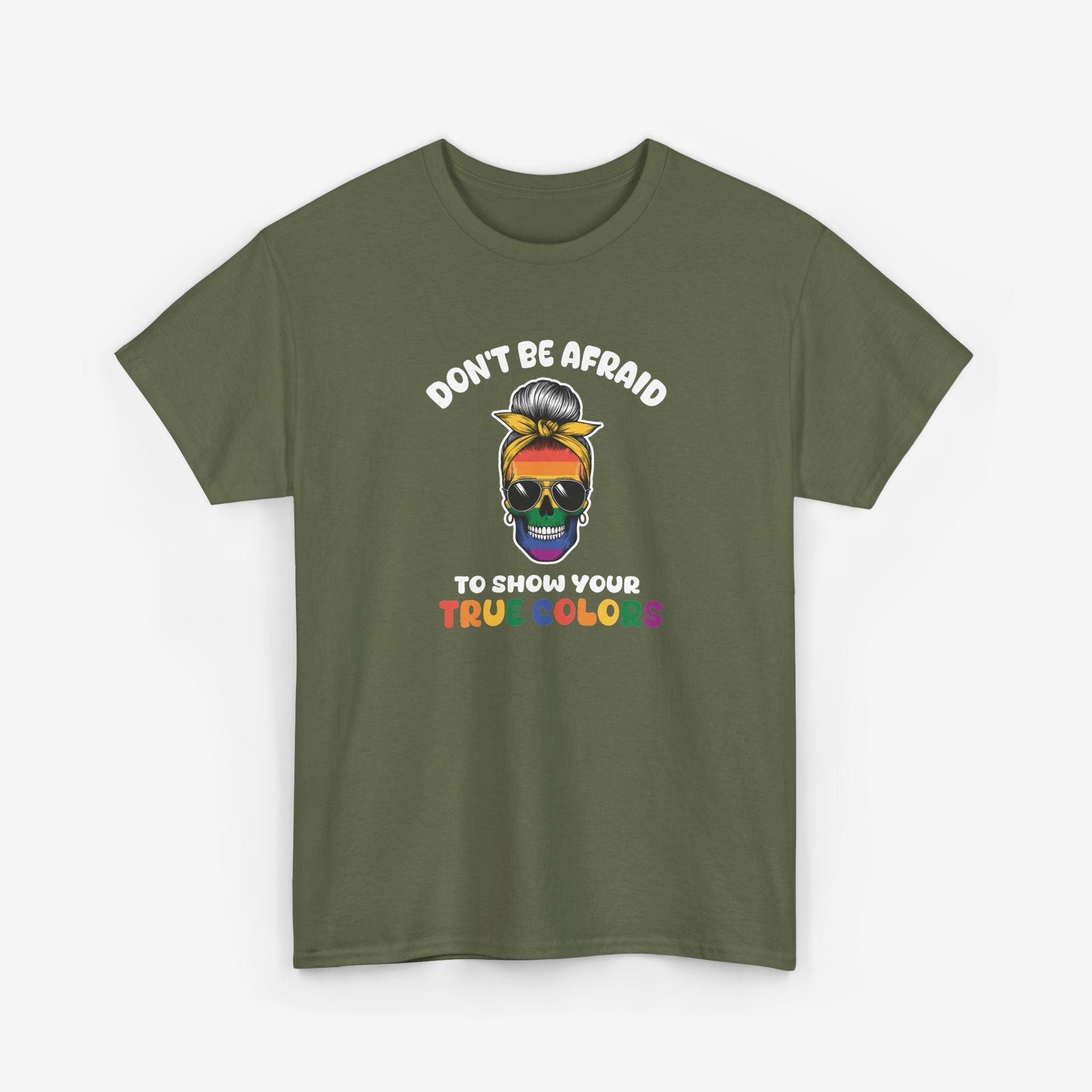 Gay Pride T-shirt - Don't be afraid to show your true colors | SkrrtShirt