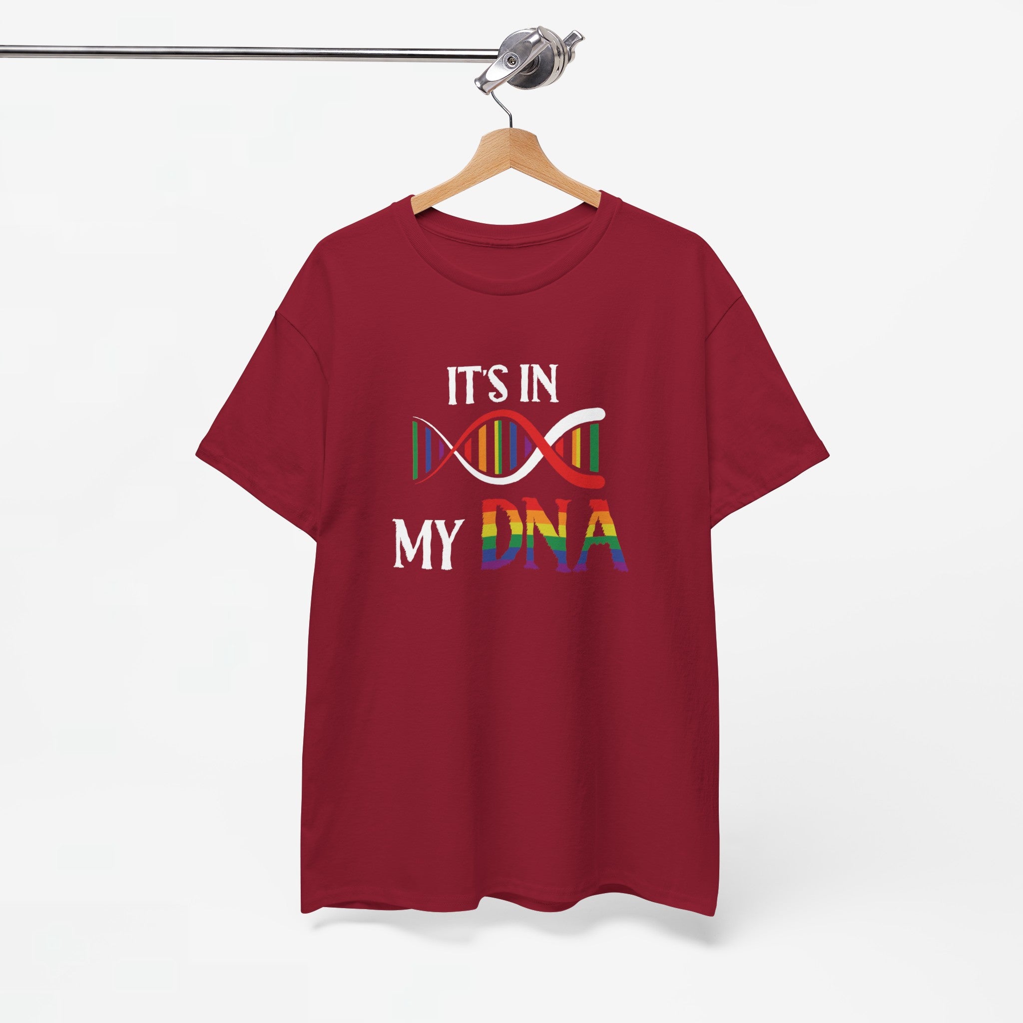 Gay Pride T-shirt - It's In My DNA - Oversized #48